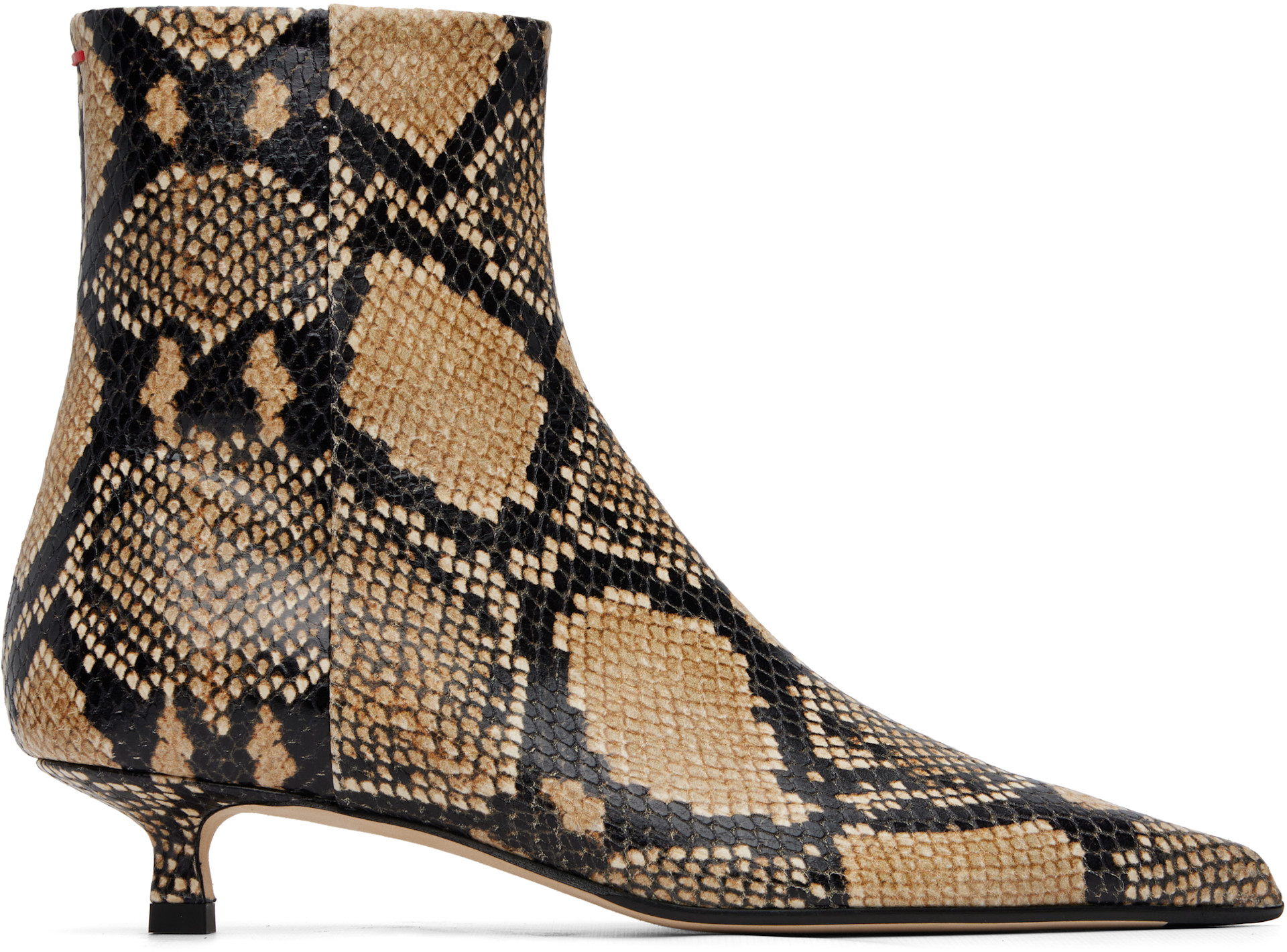 Aeyde - Beige Sofie Leather Ankle Boots