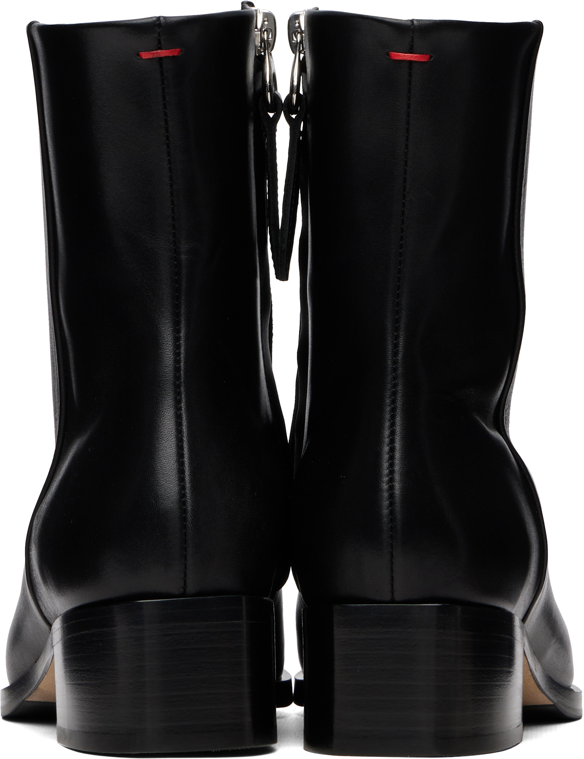 Aeyde - Bottines Lee noires en cuir