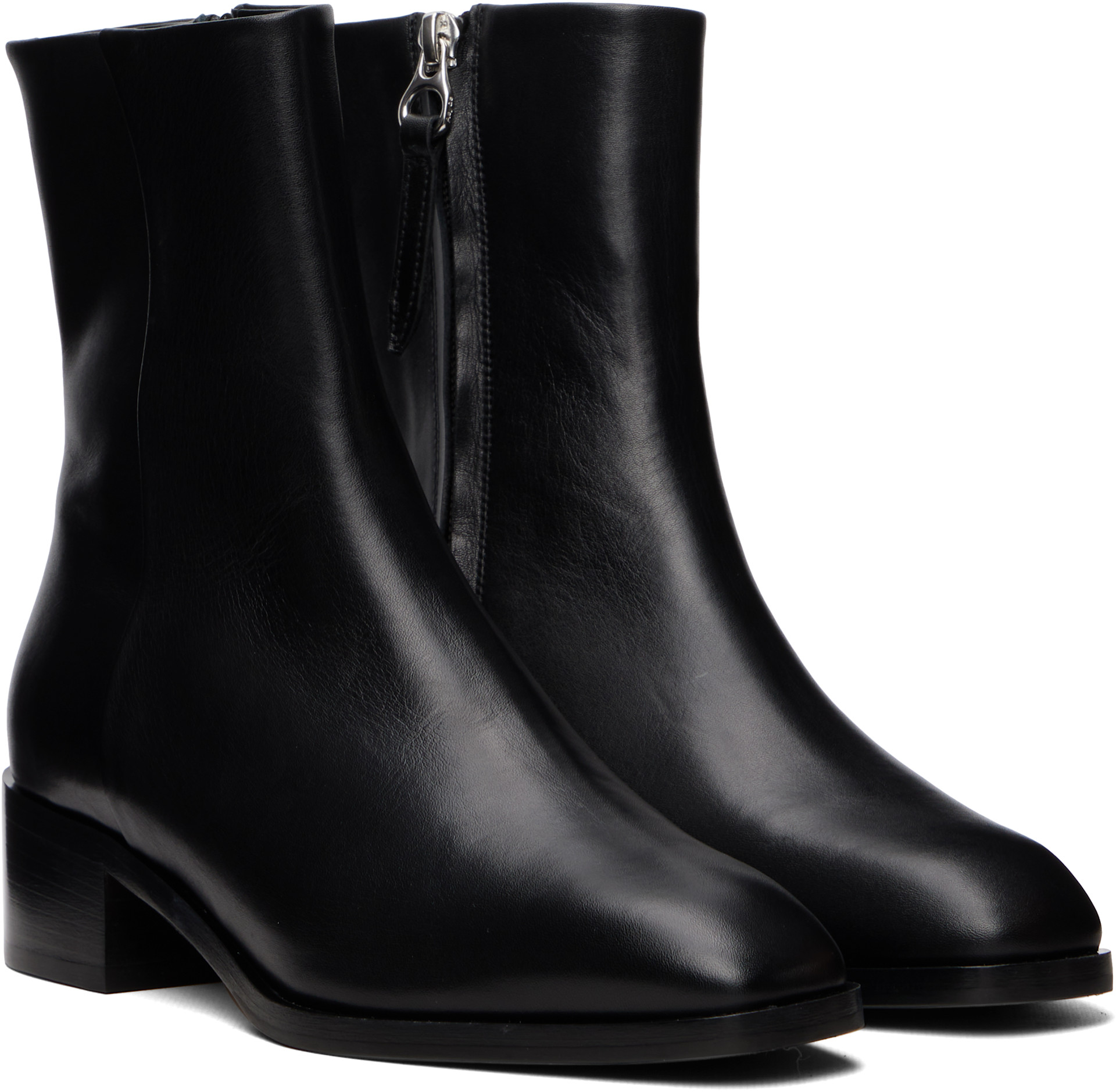 Aeyde - Bottines Lee noires en cuir