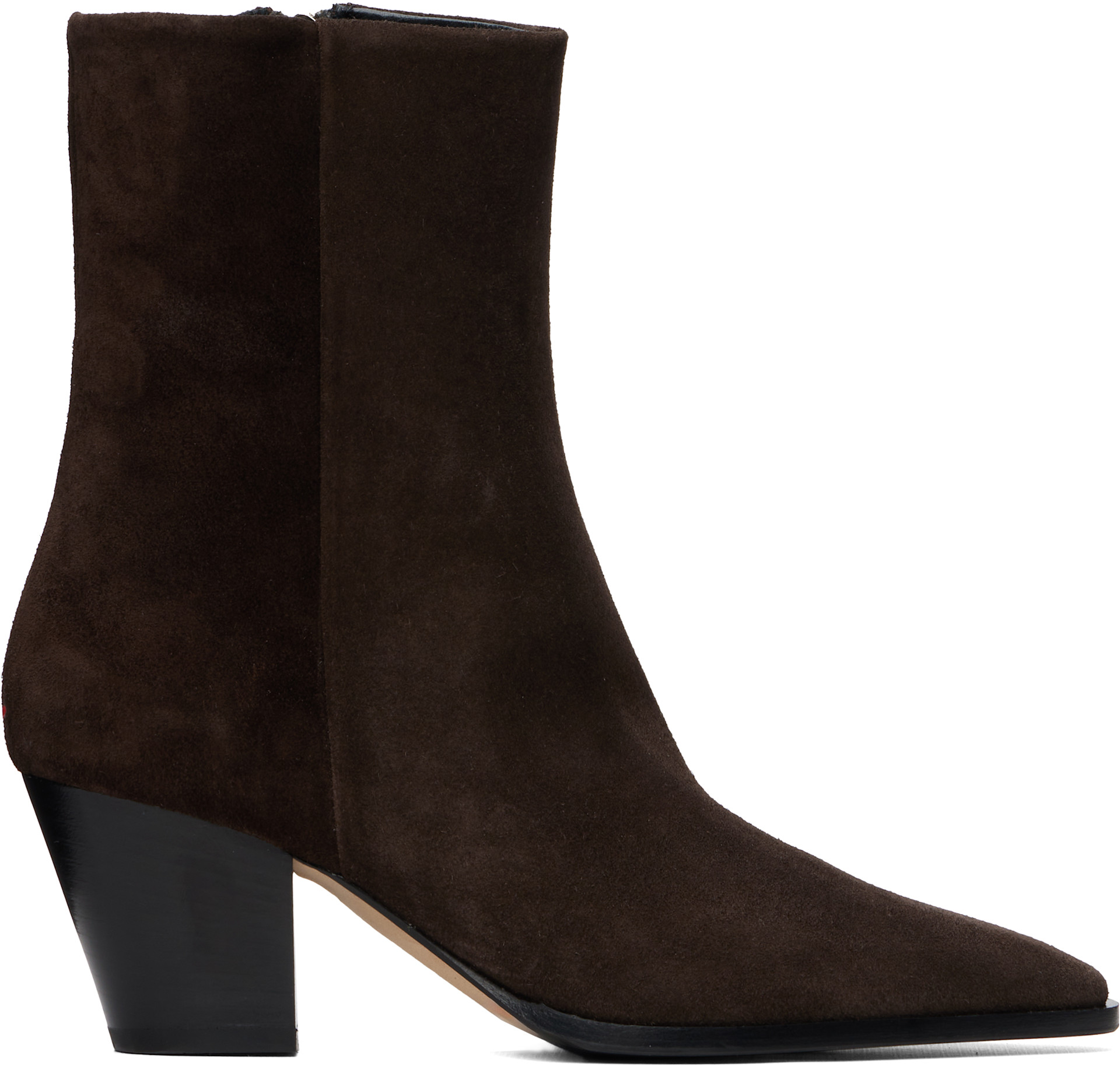 Aeyde - Bottes Hedvig brunes en suède
