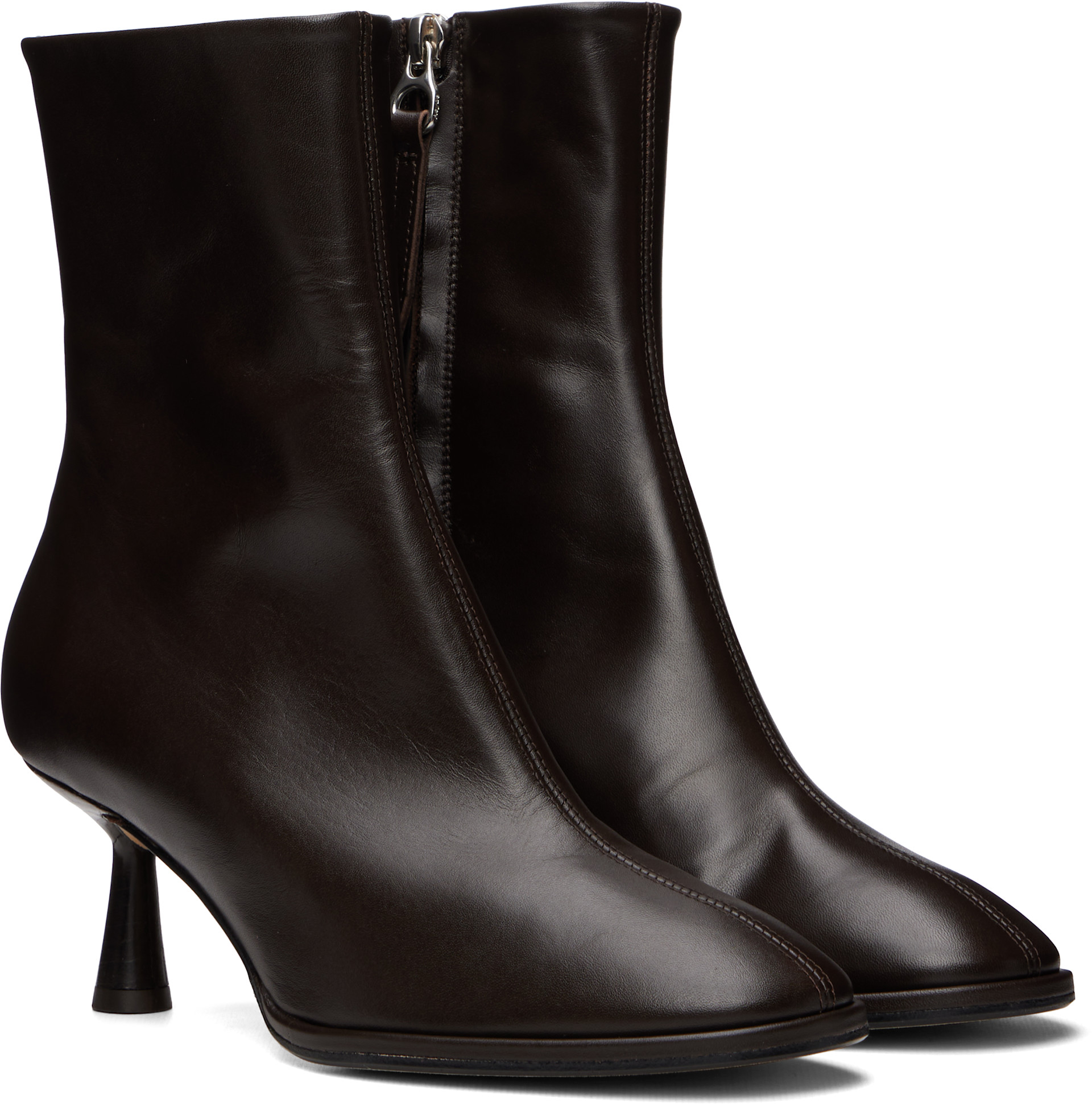 Aeyde - Bottes Dorothy brunes