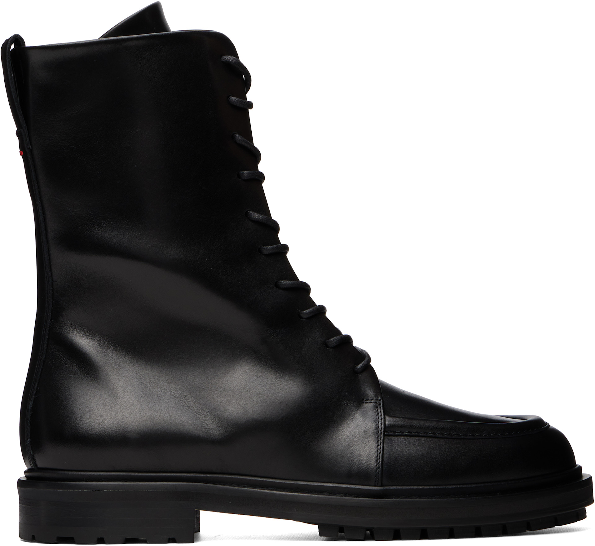Aeyde - Bottines Tate noires à laçage