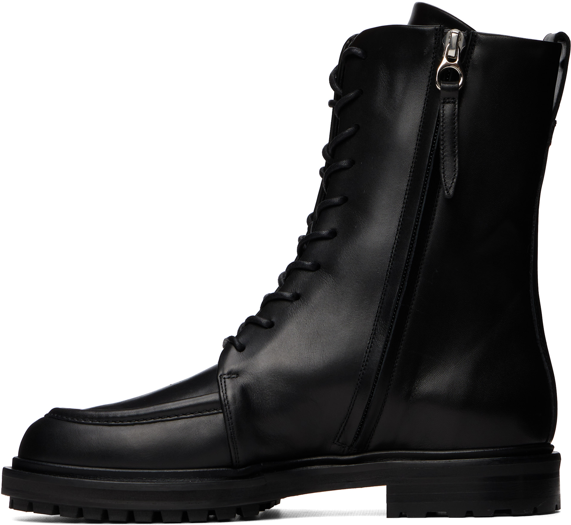 Aeyde - Bottines Tate noires à laçage
