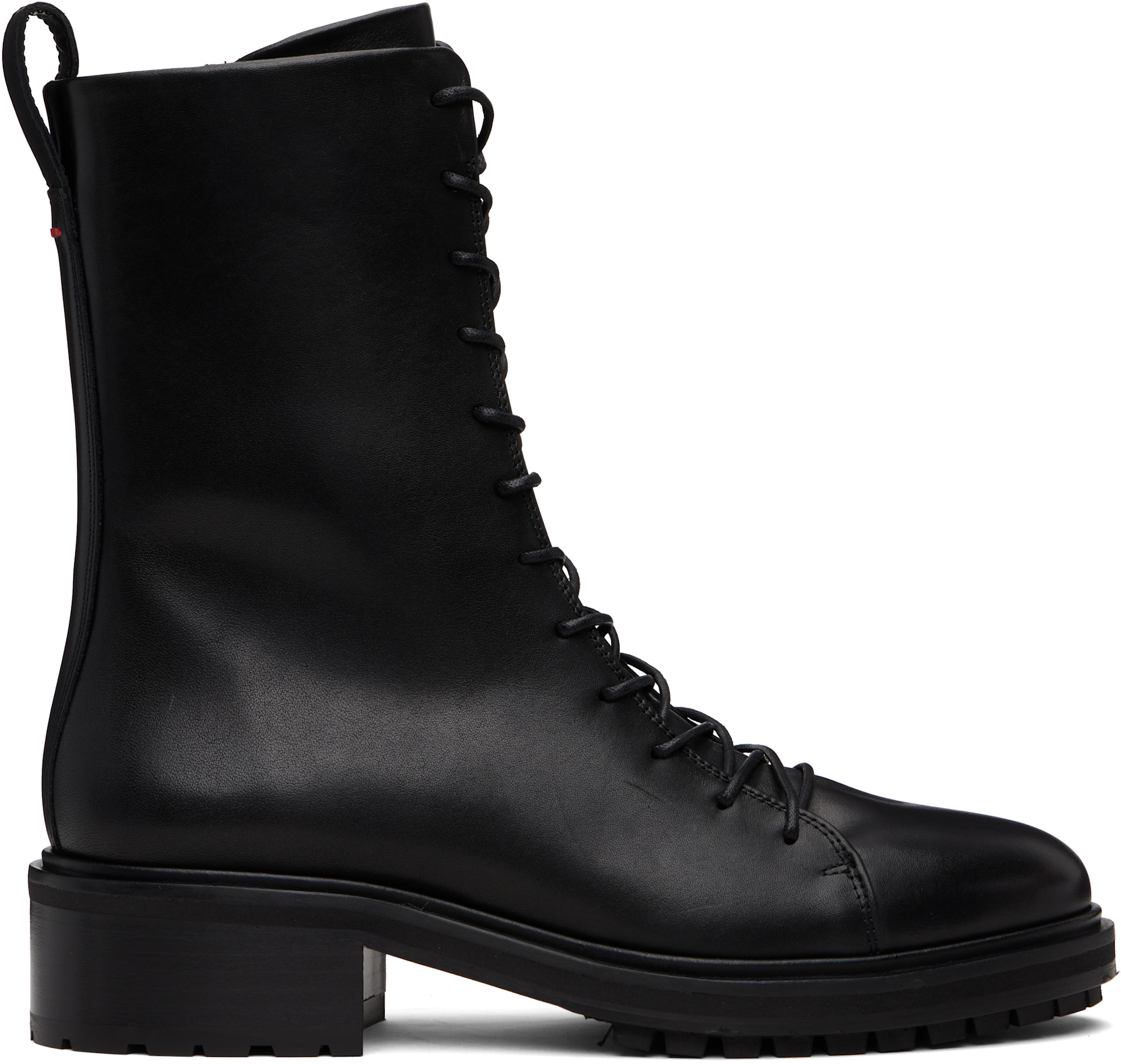 Aeyde - Bottines Isa noires à laçage