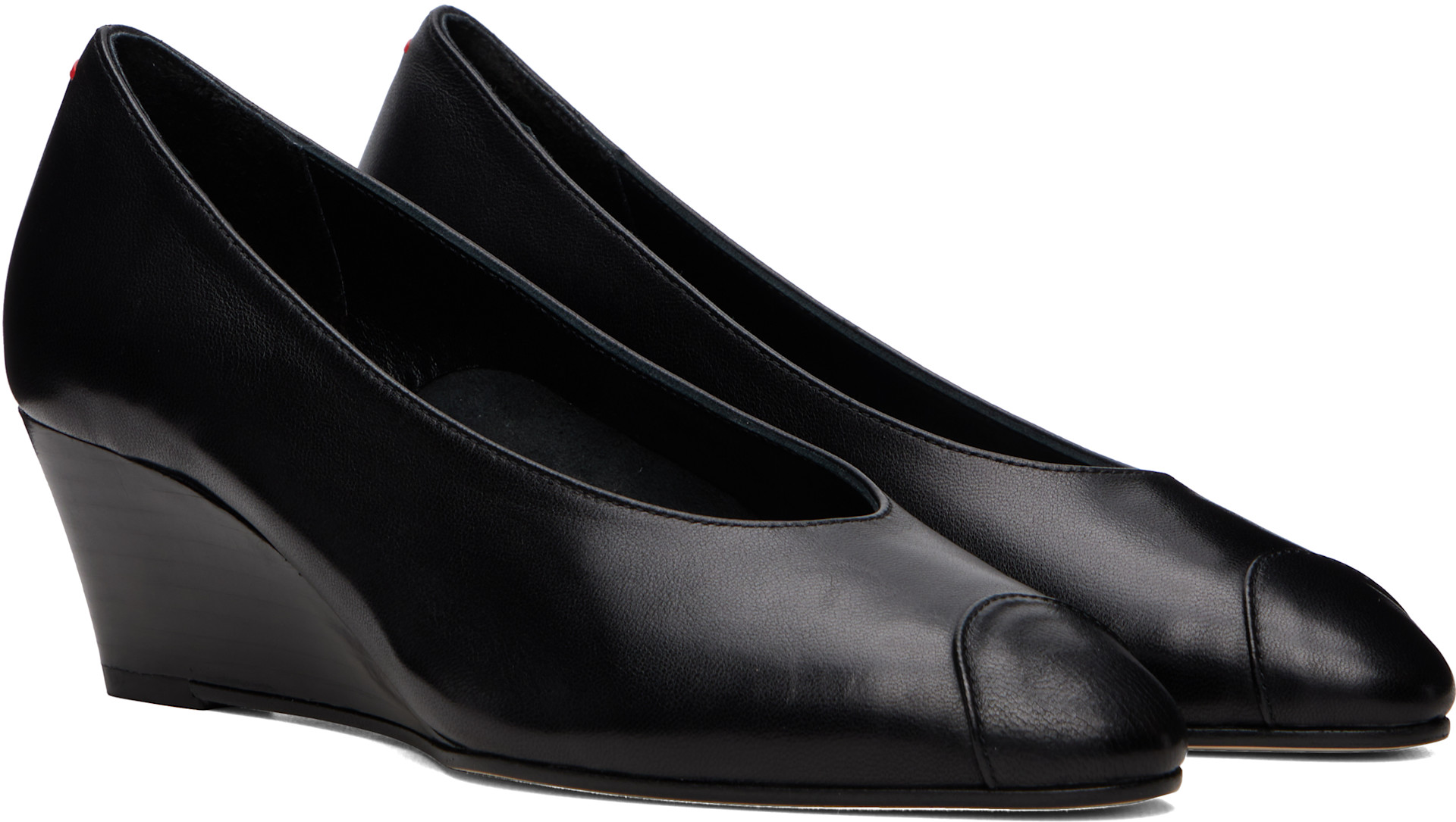 Aeyde - Black Calea Cap Heels