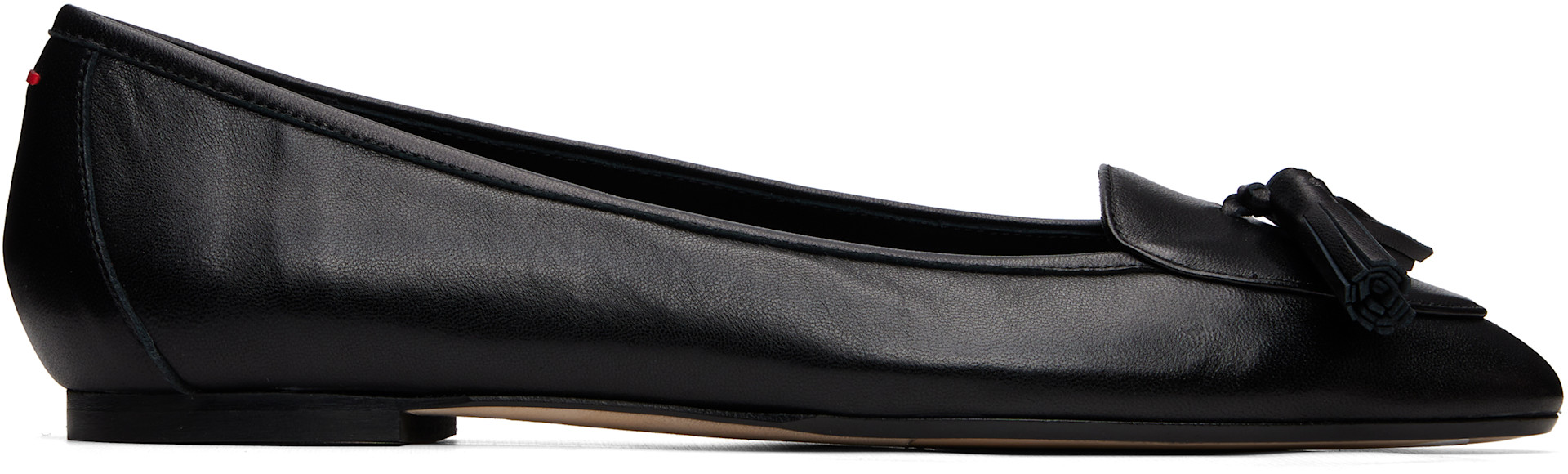 Aeyde - Ballerines Floris noires à pampilles