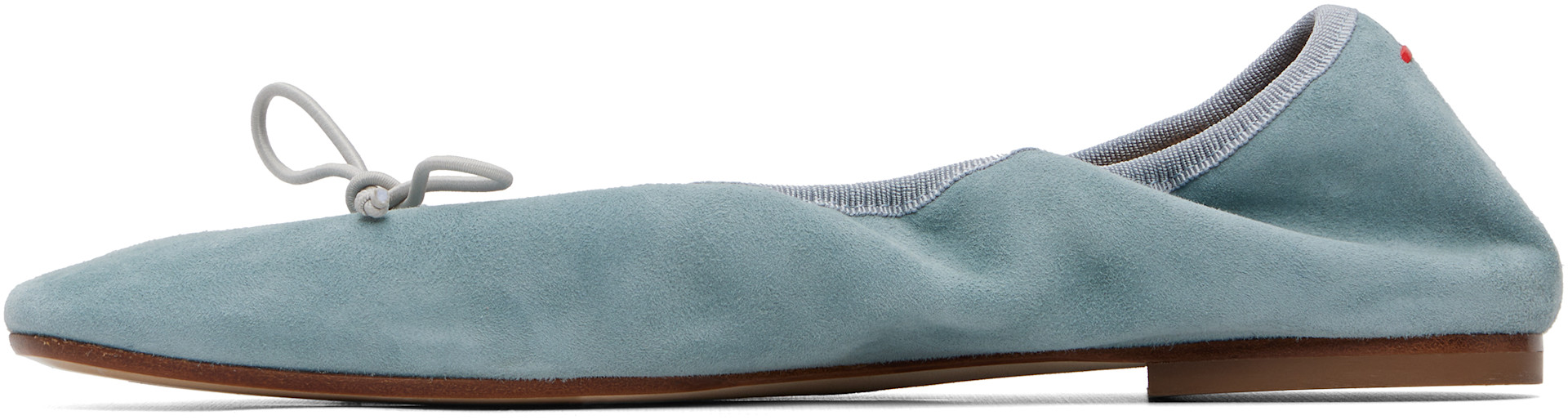 Aeyde - Ballerines Tibi bleues en suède