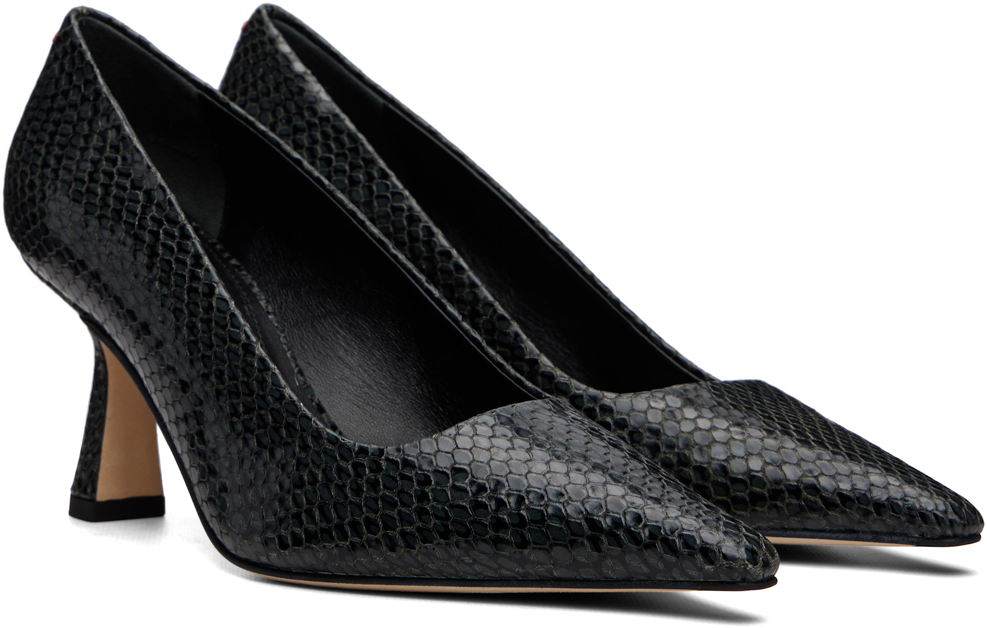 Aeyde - Chaussures à talon Zandra Chiseled grises