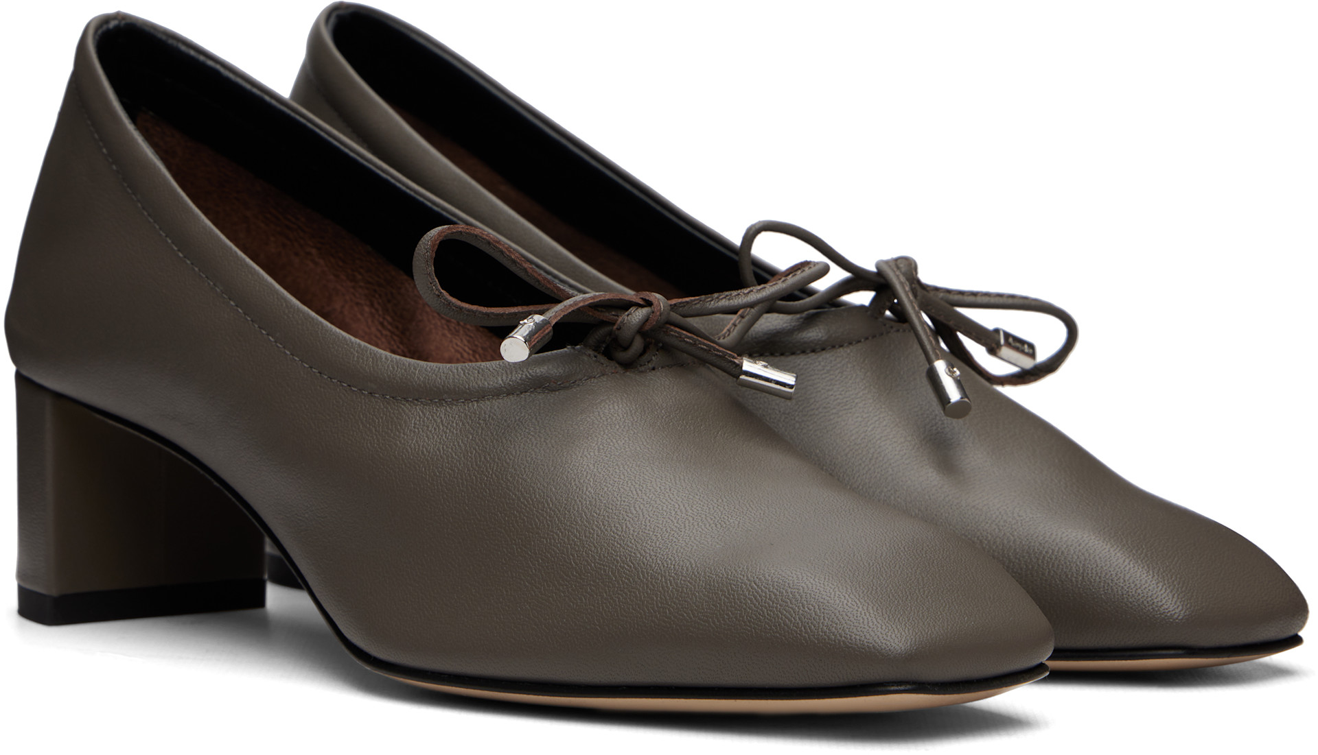 Aeyde - Chaussures à talon Narissa taupe