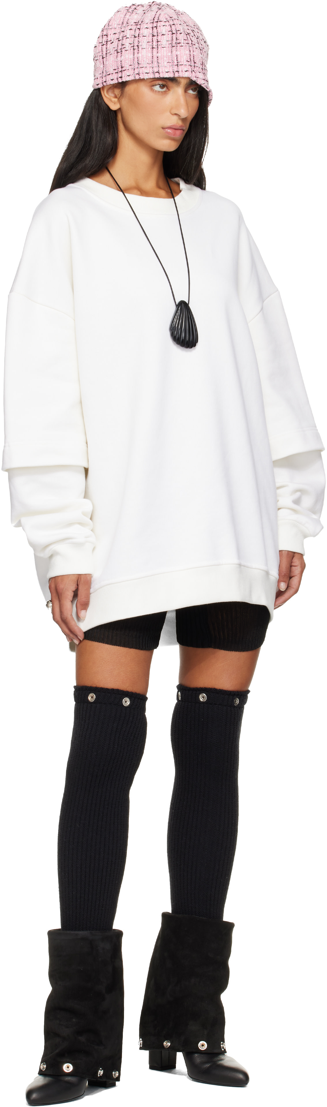 SECONDA - Short noir en tricot