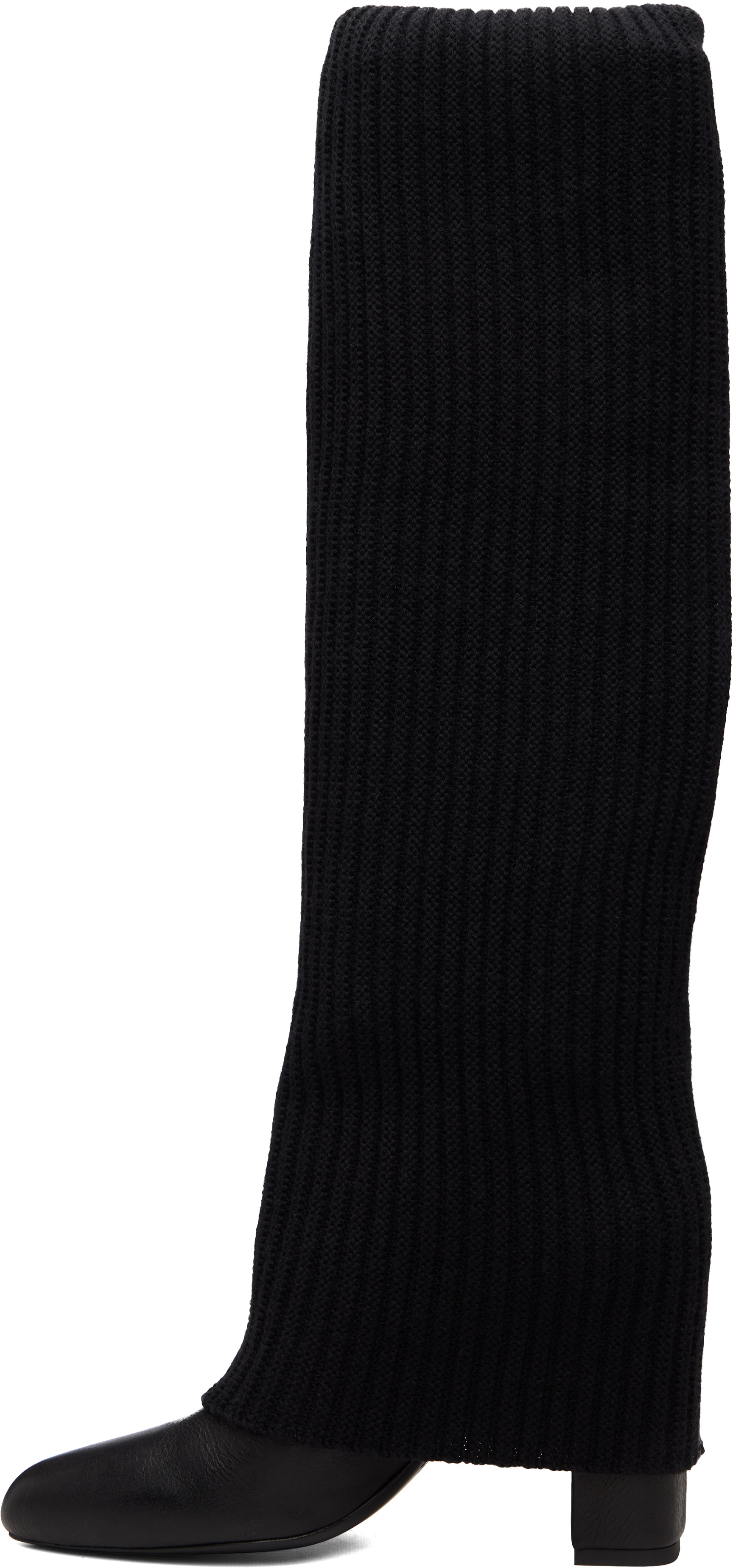 SECONDA - Black Sock Tall Boots
