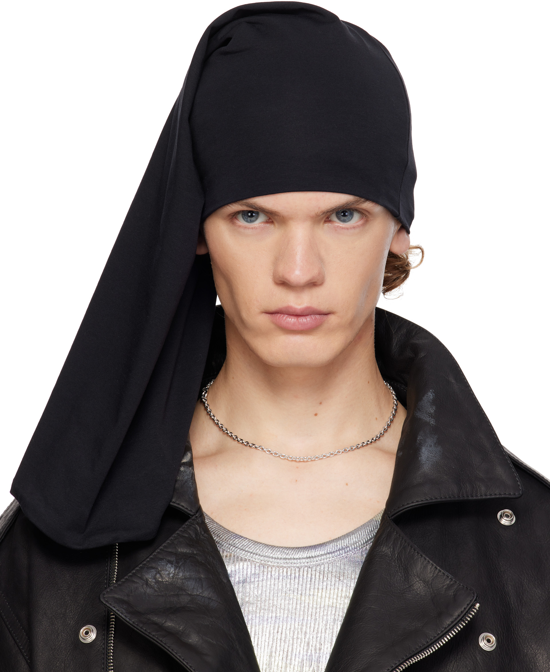 SECONDA - Black Jersey Beanie