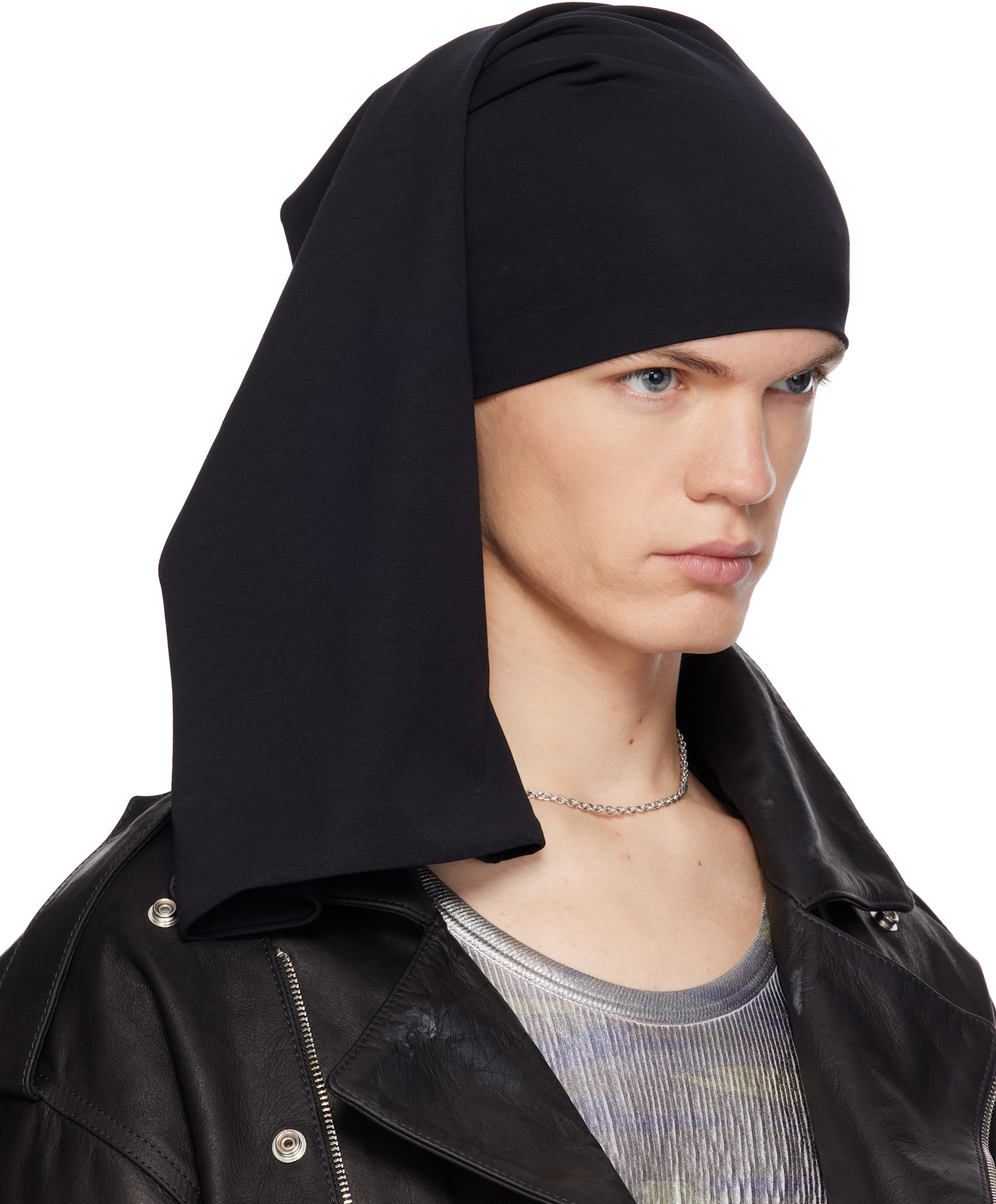 SECONDA - Black Jersey Beanie
