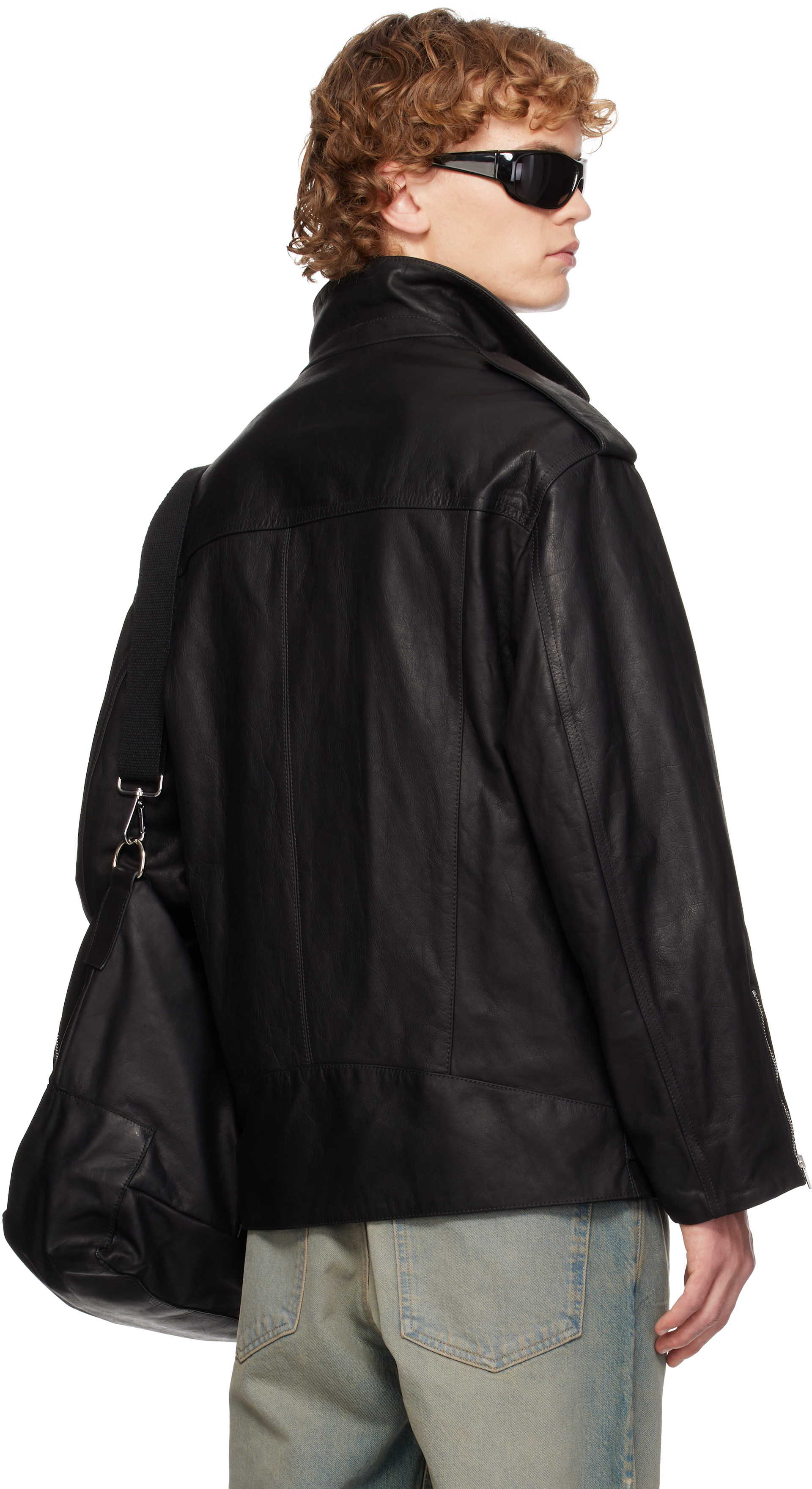 SECONDA - Black Fonda Leather Jacket