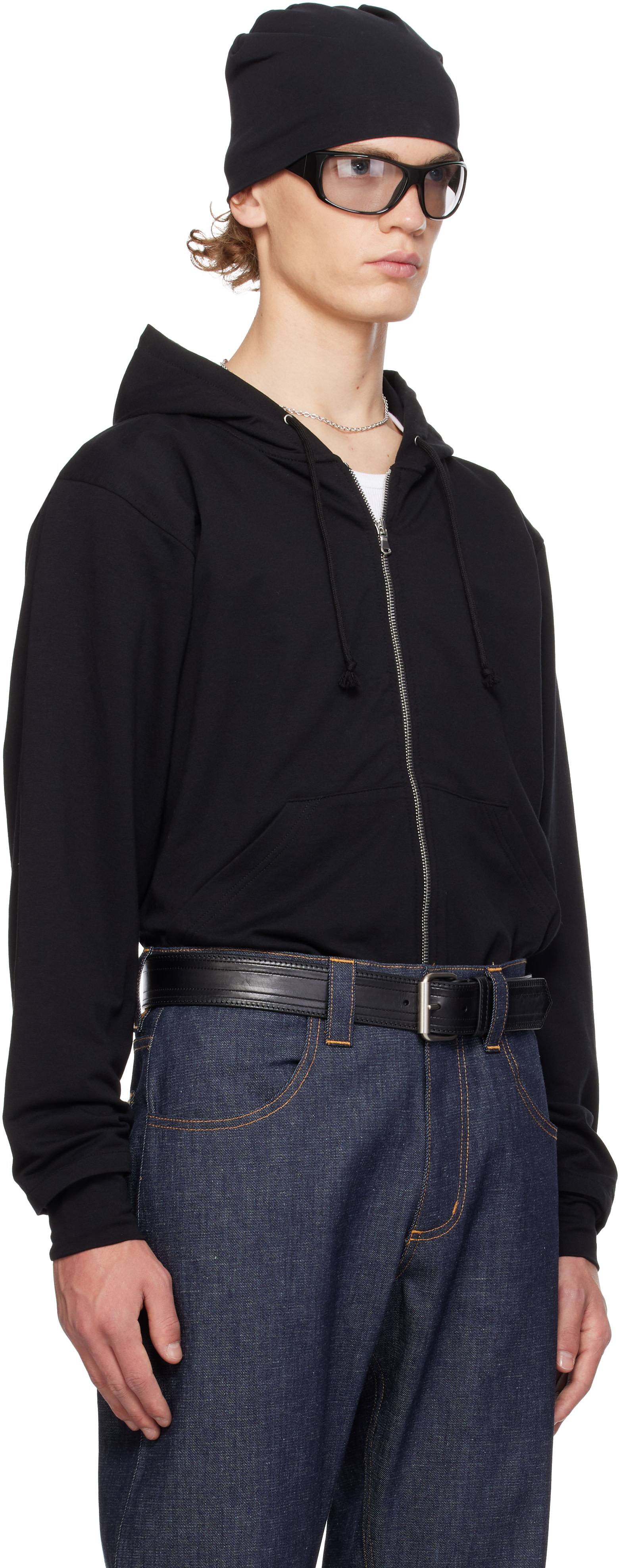 SECONDA - Black One Two Hoodie