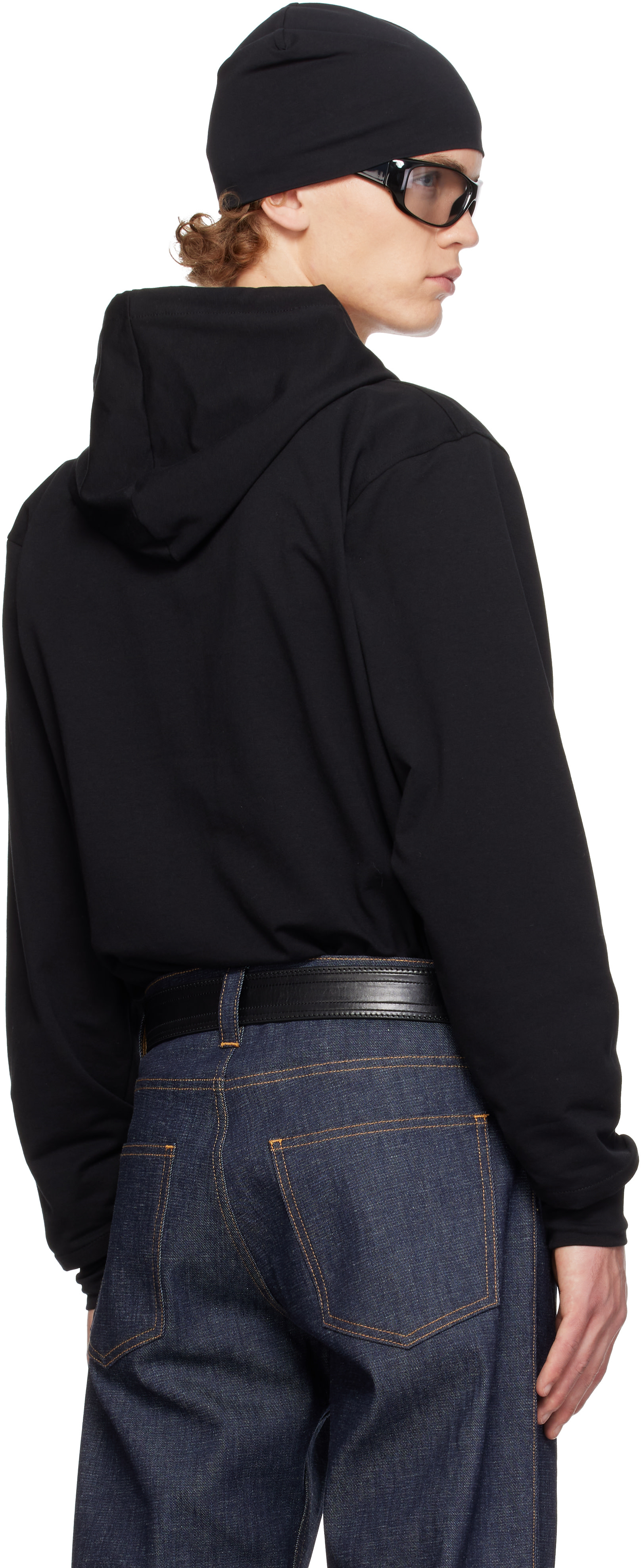 SECONDA - Black One Two Hoodie