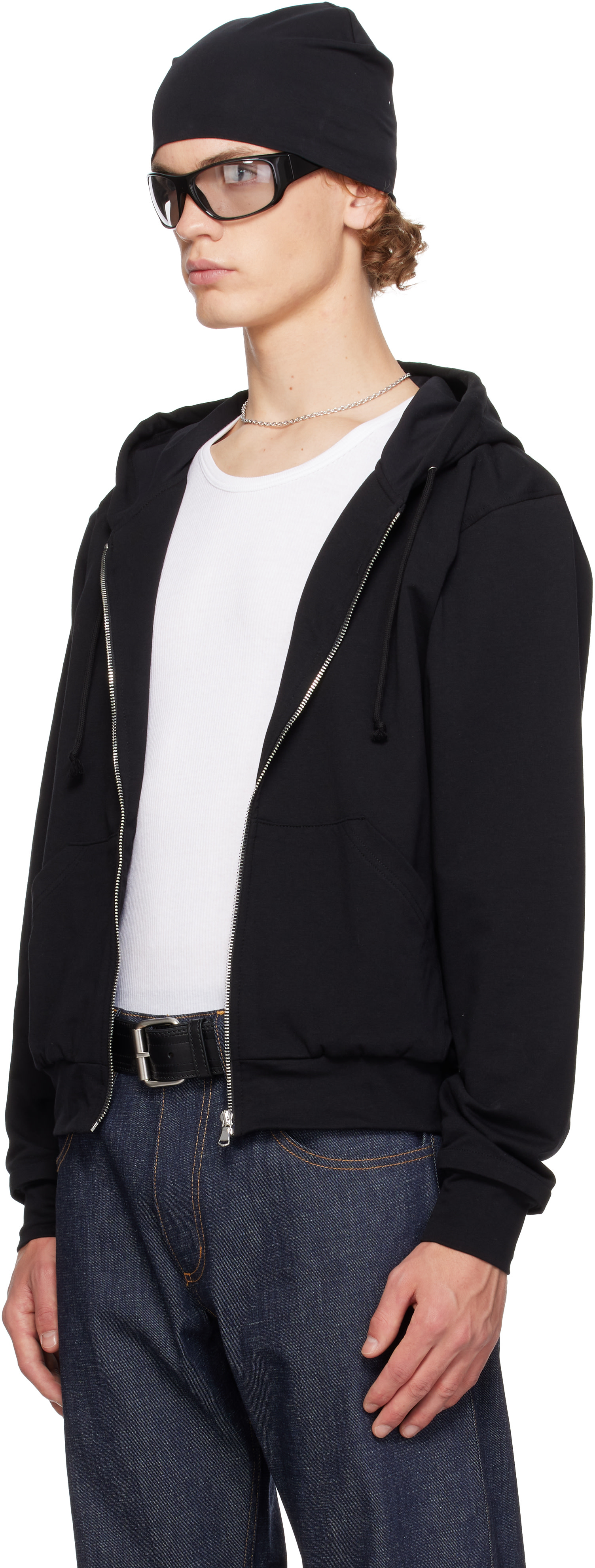 SECONDA - Black One Two Hoodie