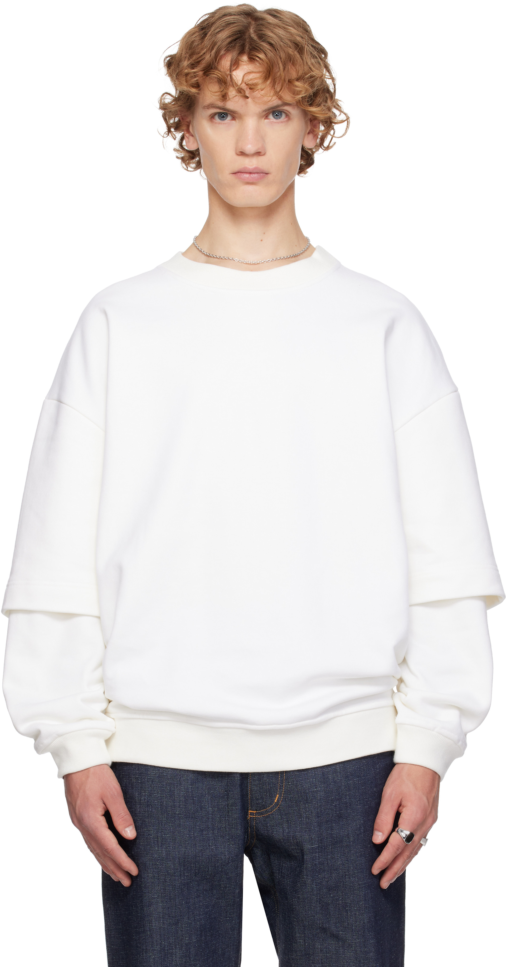 SECONDA - White SSENSE Exclusive Luna Sweatshirt