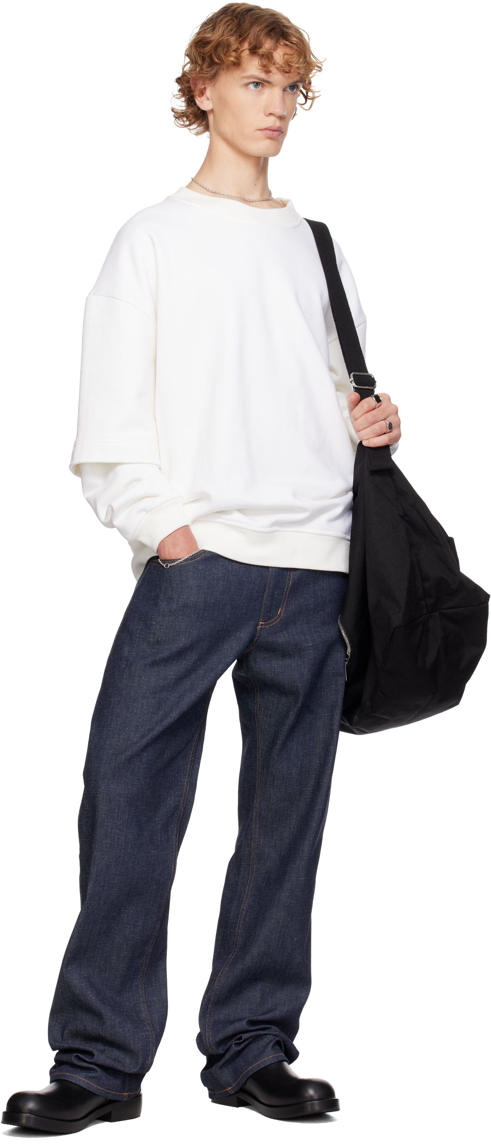 SECONDA - White SSENSE Exclusive Luna Sweatshirt