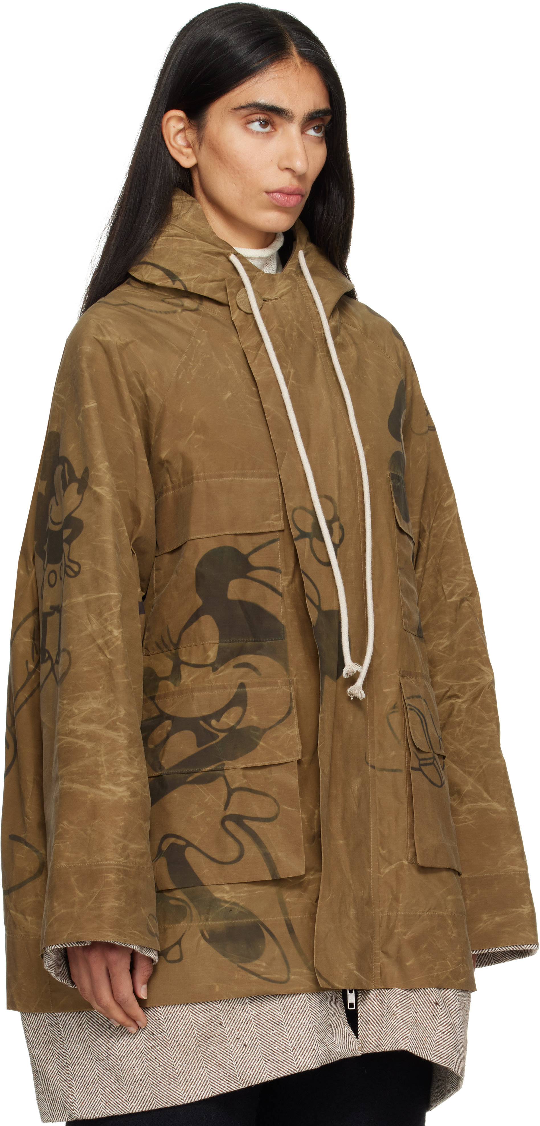 Joone Joonam: Khaki 1958 Wax Parka | SSENSE