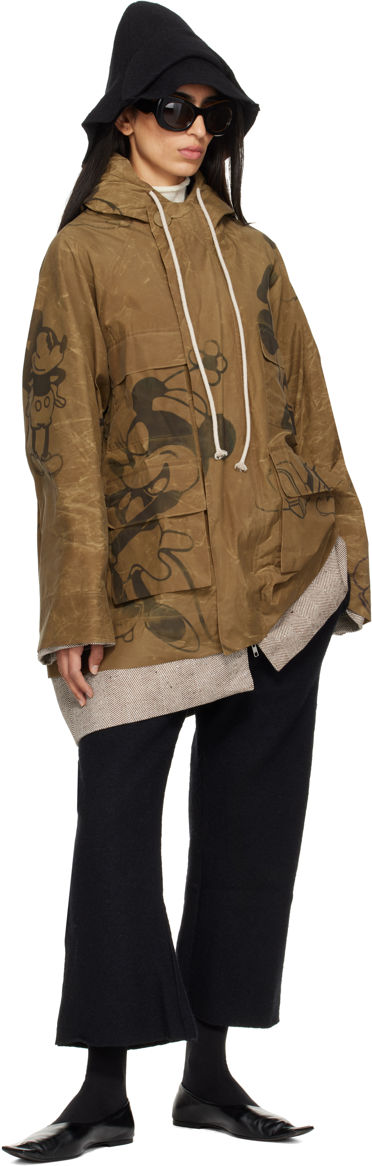 Joone Joonam: Khaki 1958 Wax Parka | SSENSE