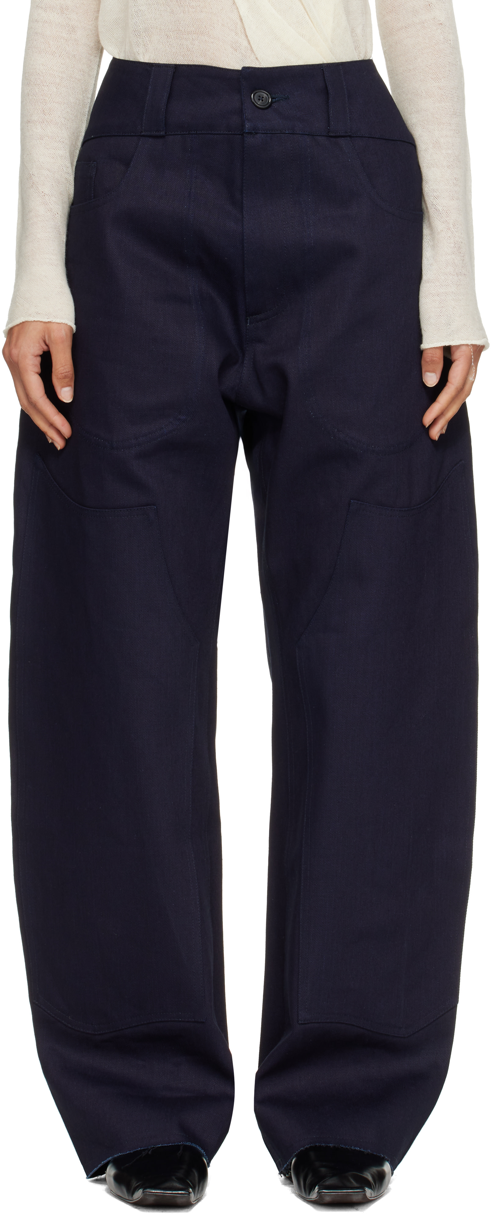 Joone Joonam: Navy Carpenter Trousers | SSENSE