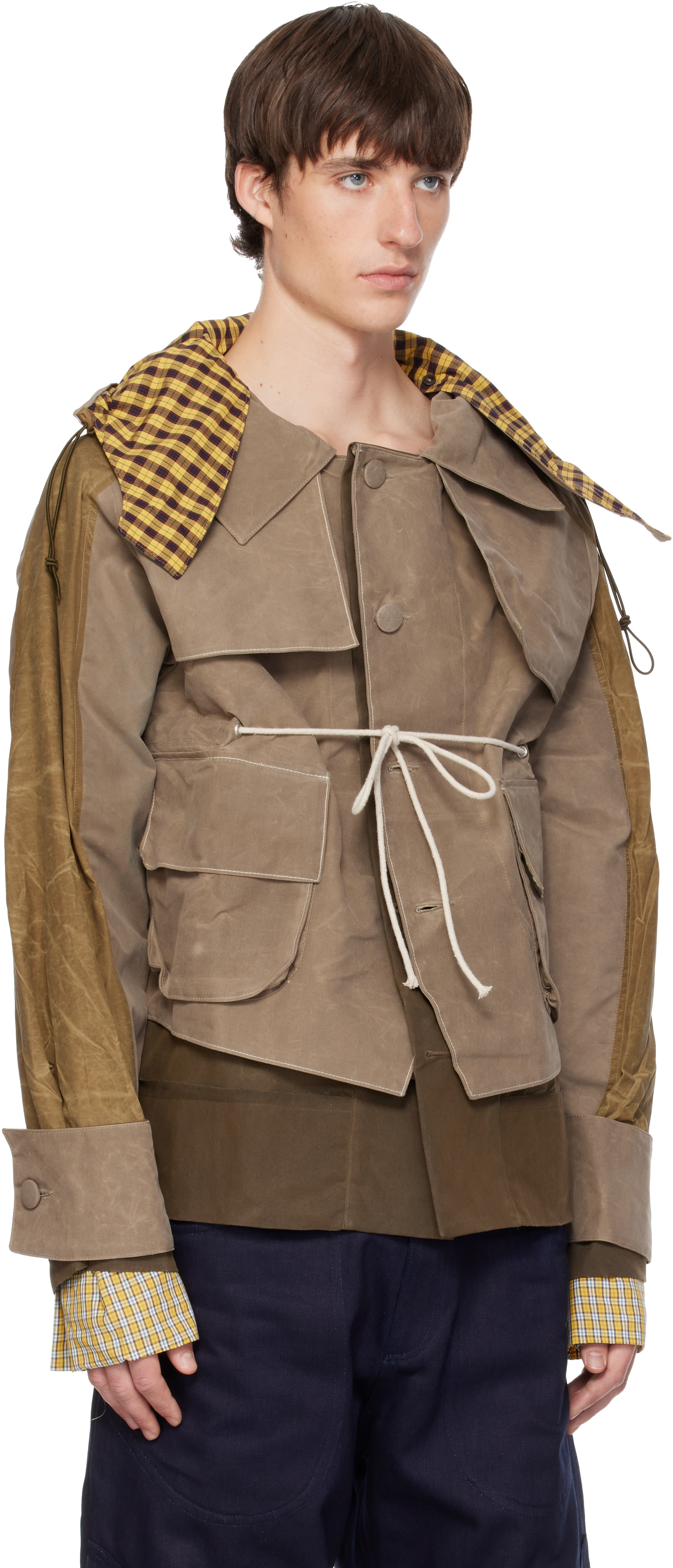 Joone Joonam - Khaki Angelo Villa Coat