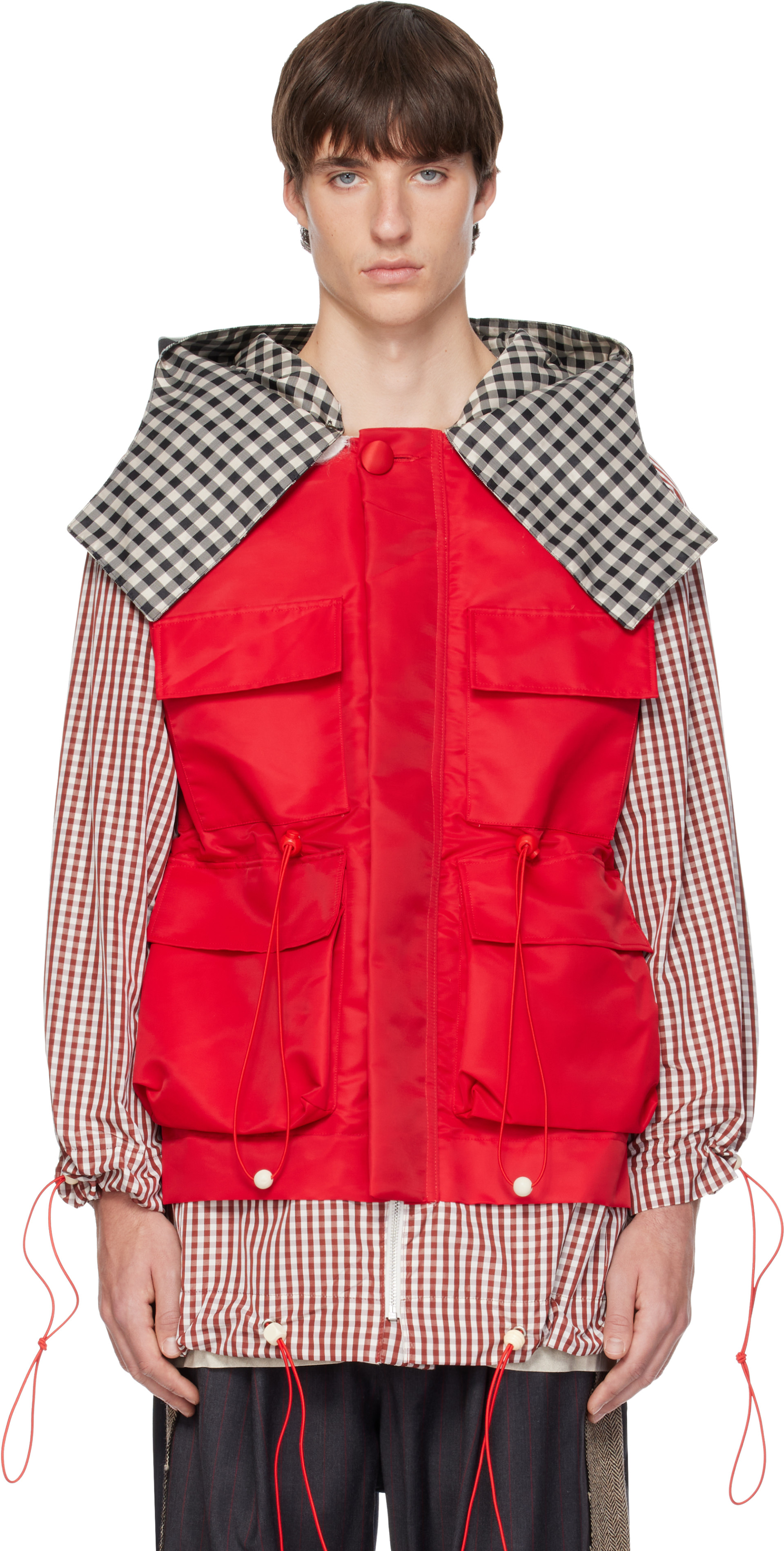 Joone Joonam - Parka Saint Etienne rouge