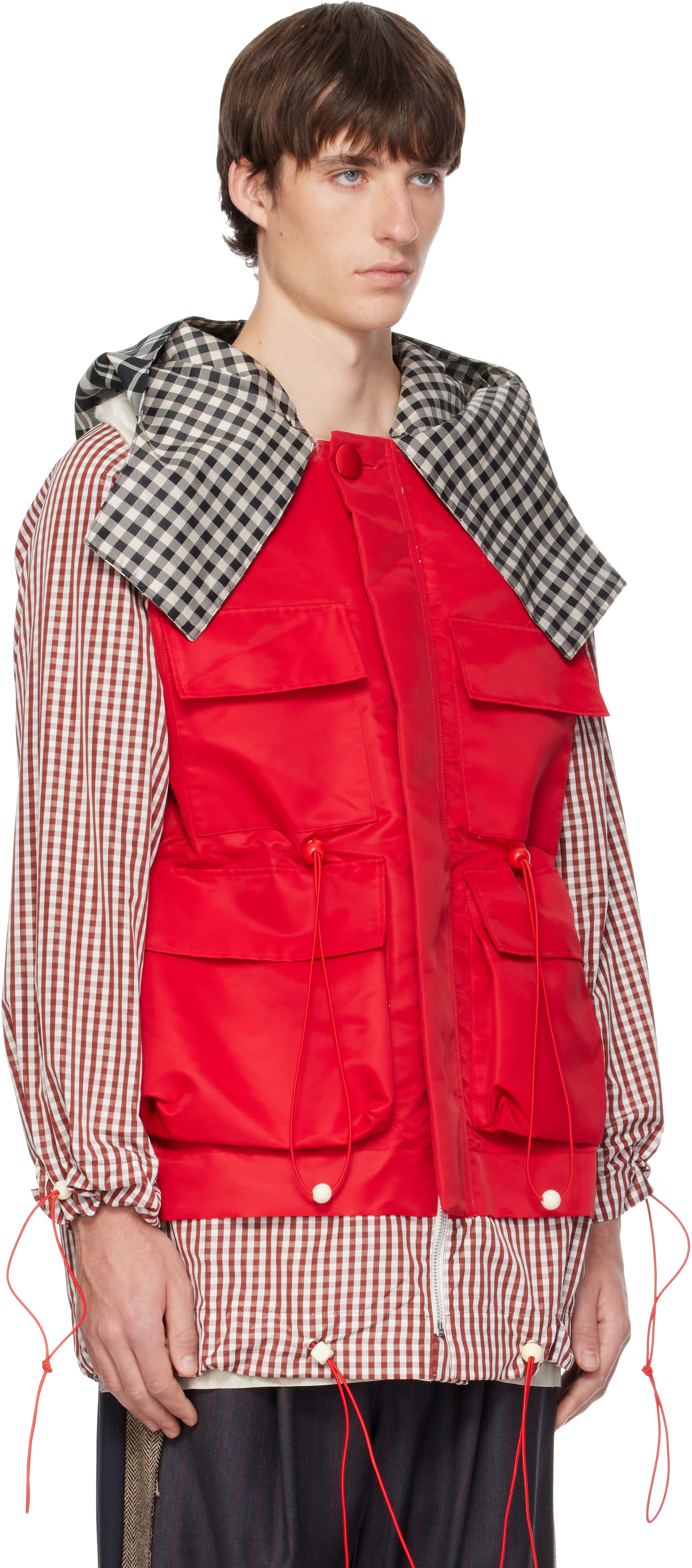 Joone Joonam - Parka Saint Etienne rouge