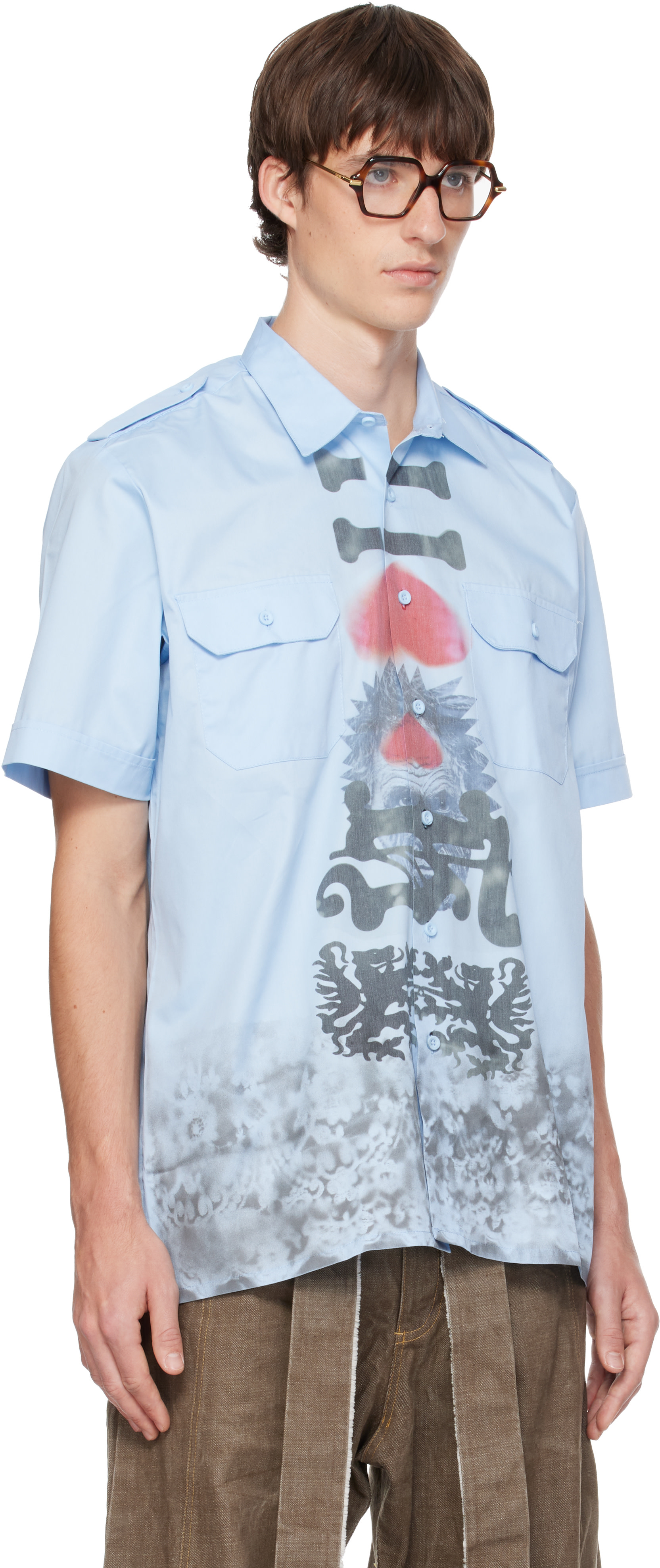 Joone Joonam - Blue Delft Commando Shirt