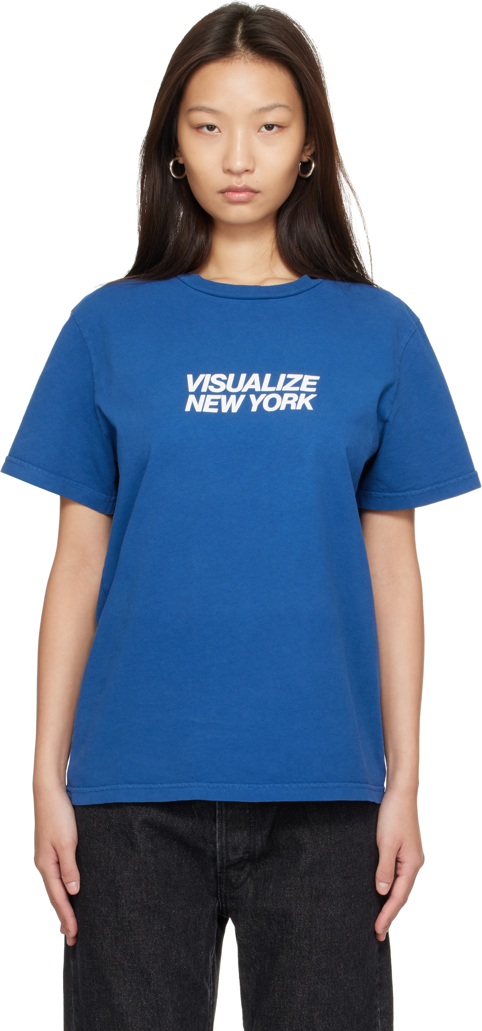 Hanover - T-shirt 'Visualize New York' Staple bleu
