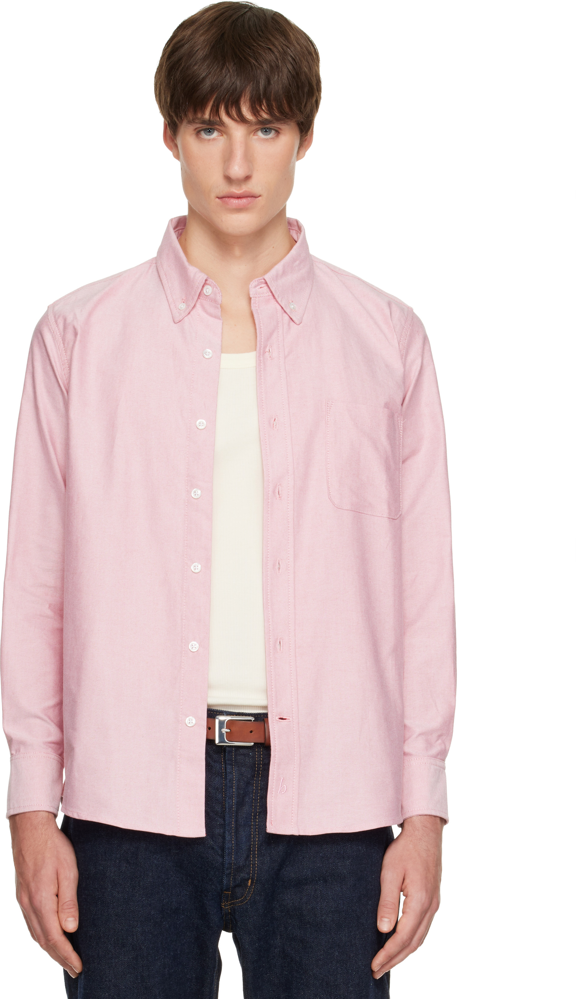 Hanover - Pink Essential Oxford Shirt