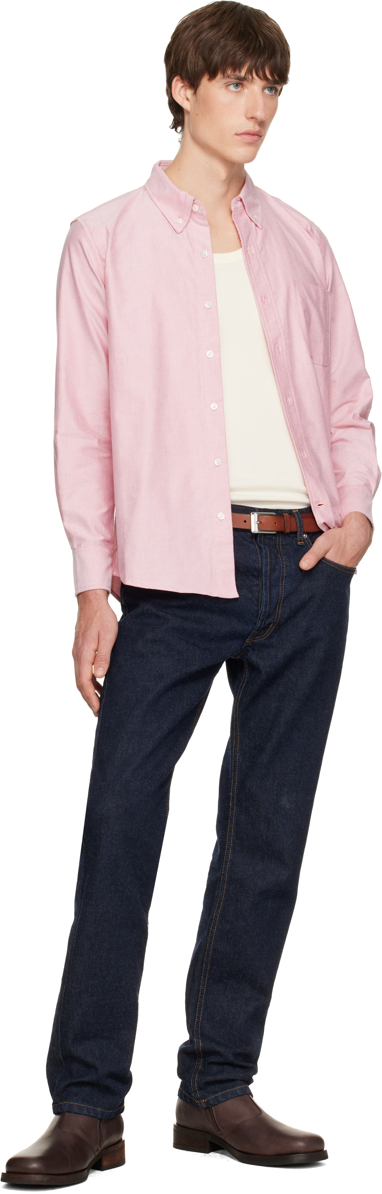 Hanover - Pink Essential Oxford Shirt