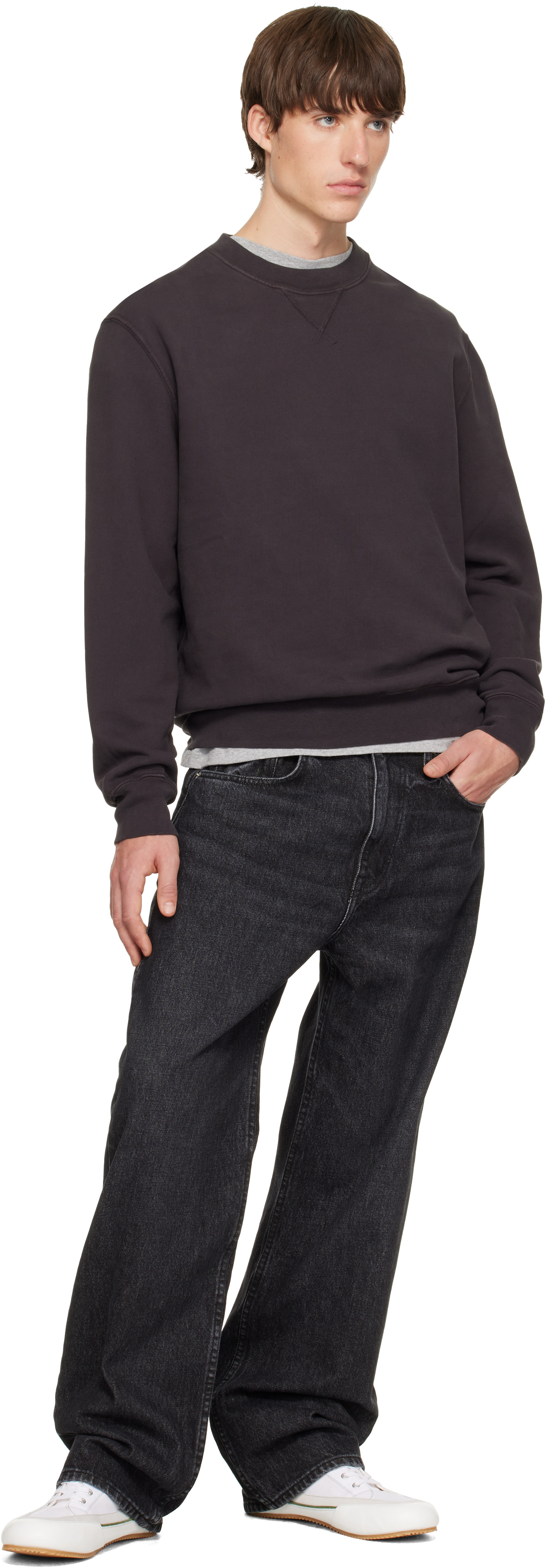 Hanover - Brown Staple Crewneck Sweatshirt