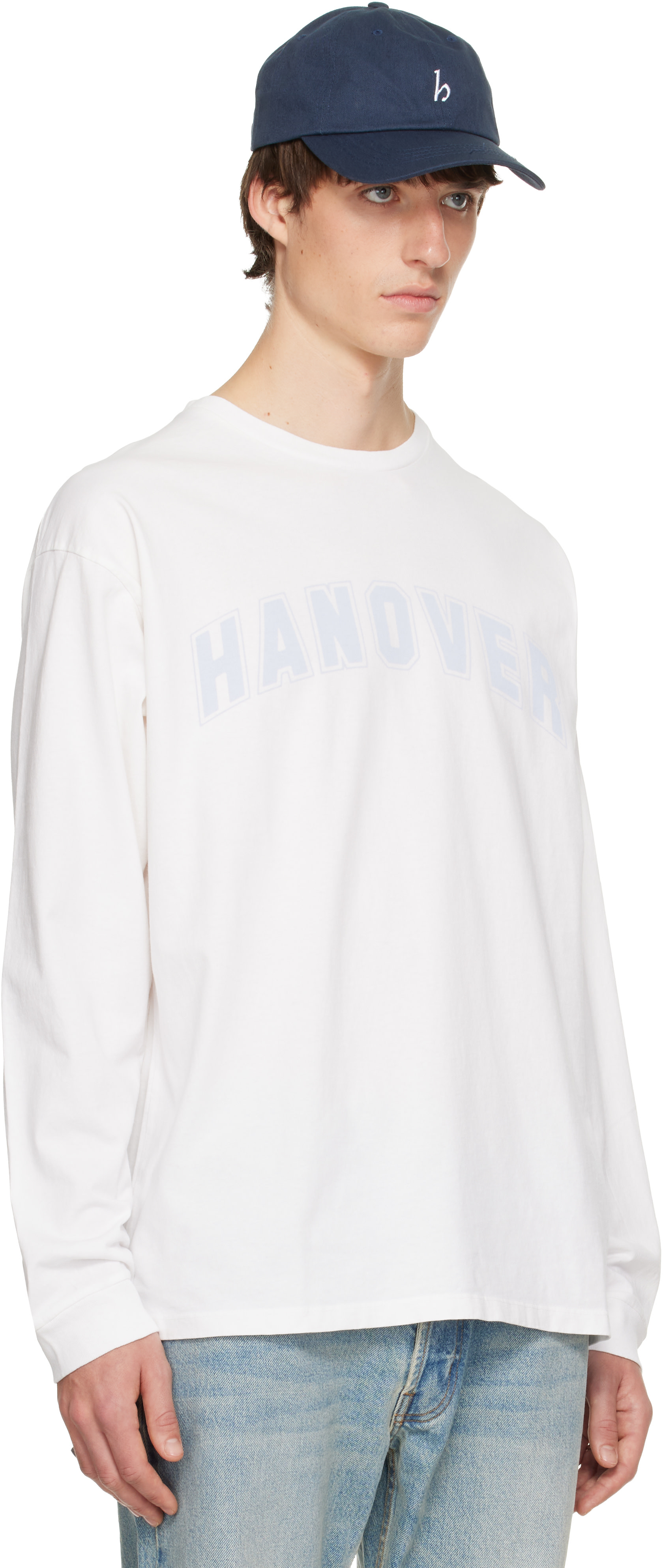 Hanover - ホワイト 'Hanover' 長袖Tシャツ