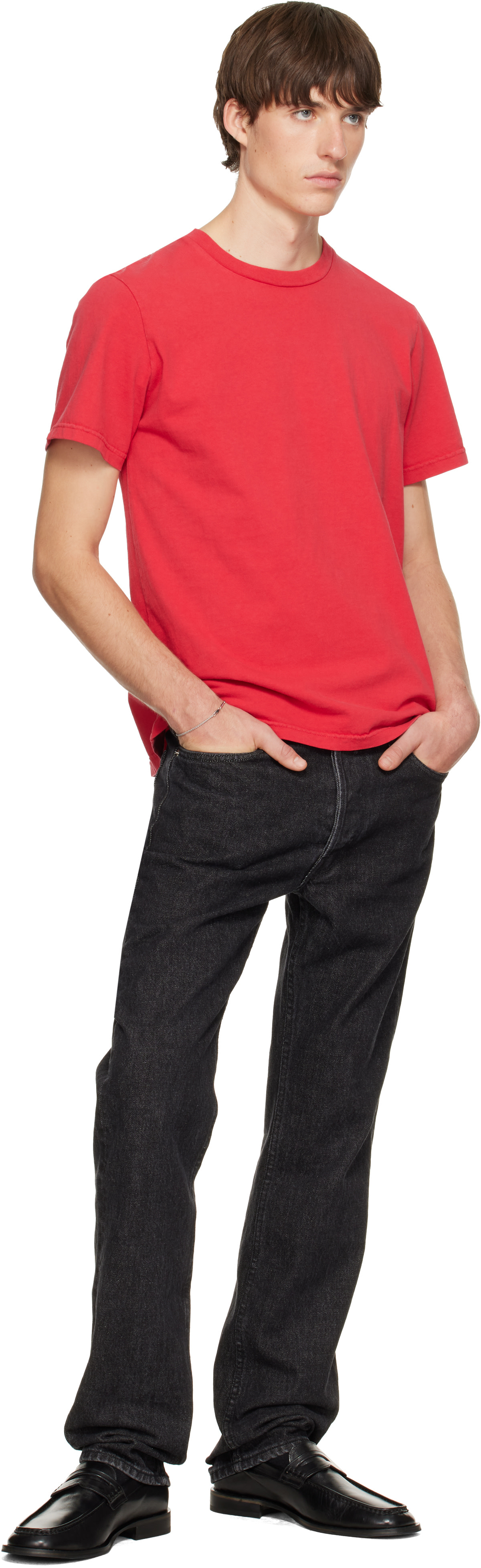 Hanover - Red Sunwashed Staple T-shirt