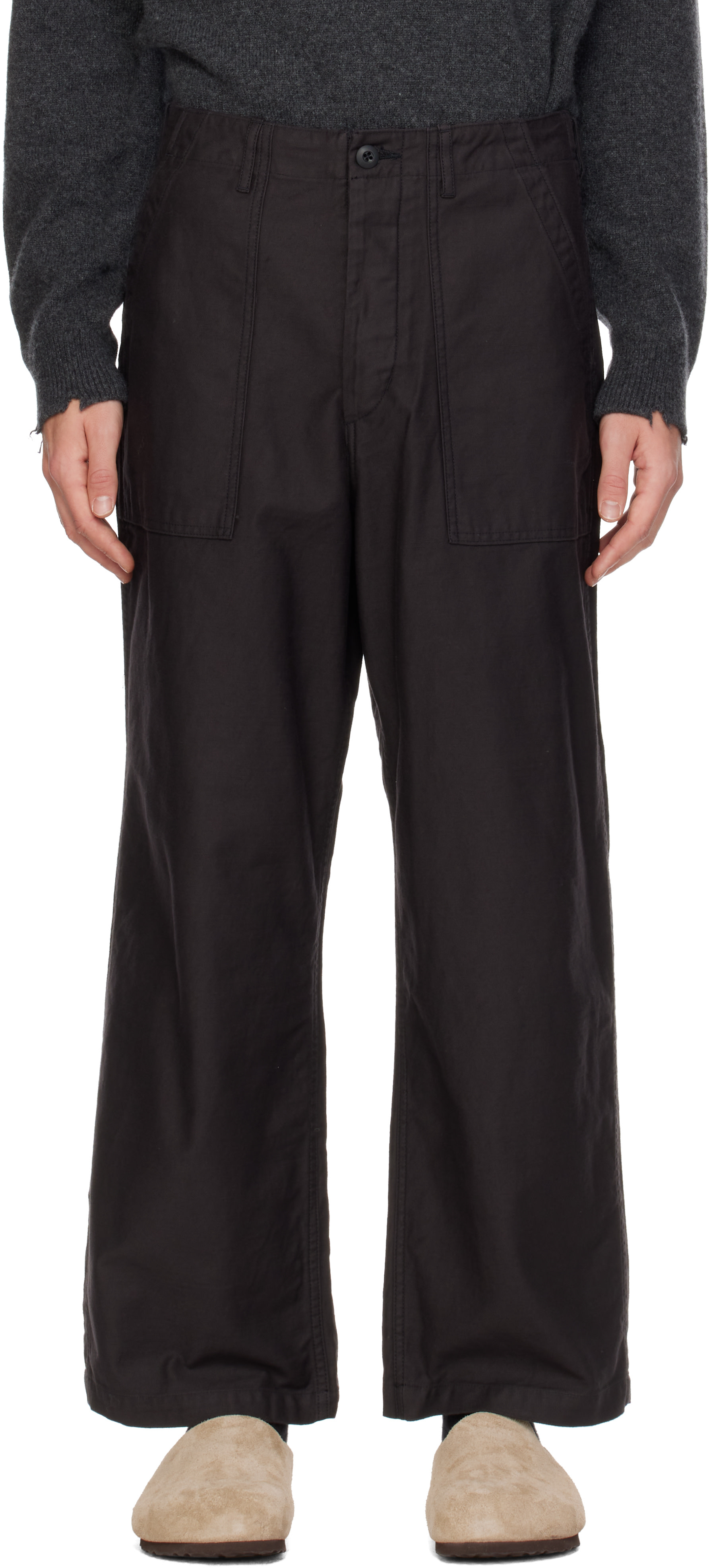 Ordinary Fits - Pantalon bourgeron rétro noir