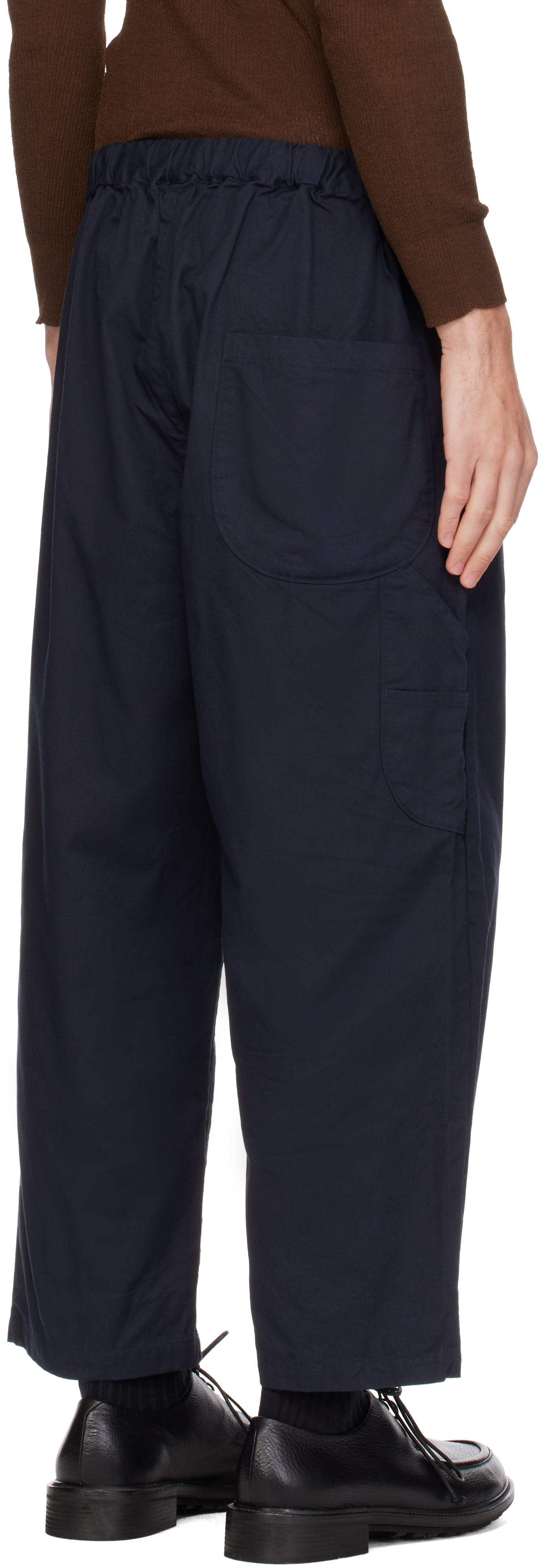 Ordinary Fits - Navy Chino Painter Easy Trousers