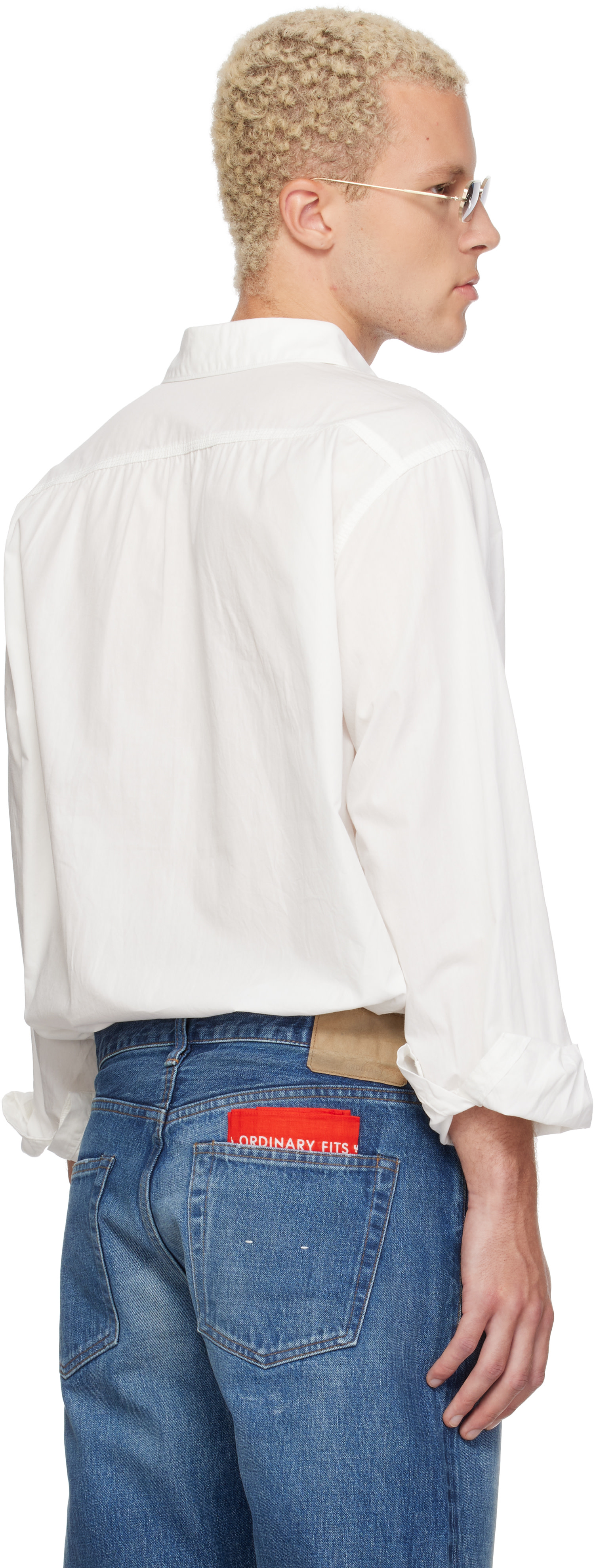 Ordinary Fits - White Basic Work Shirt