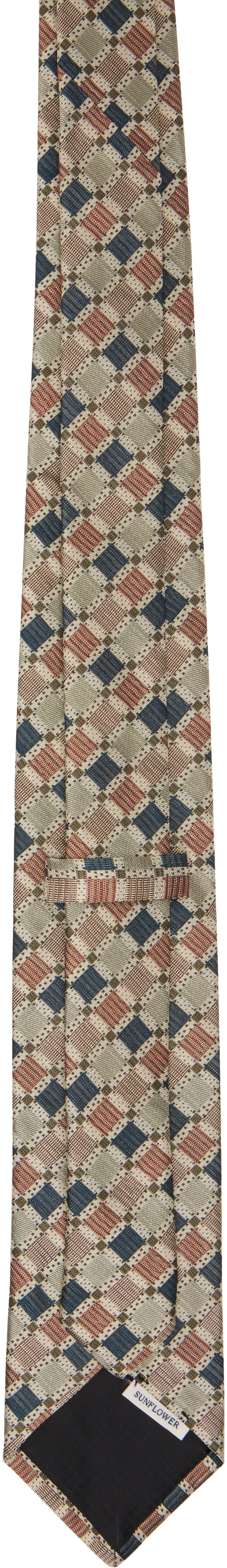 Sunflower - Beige Silk Tie