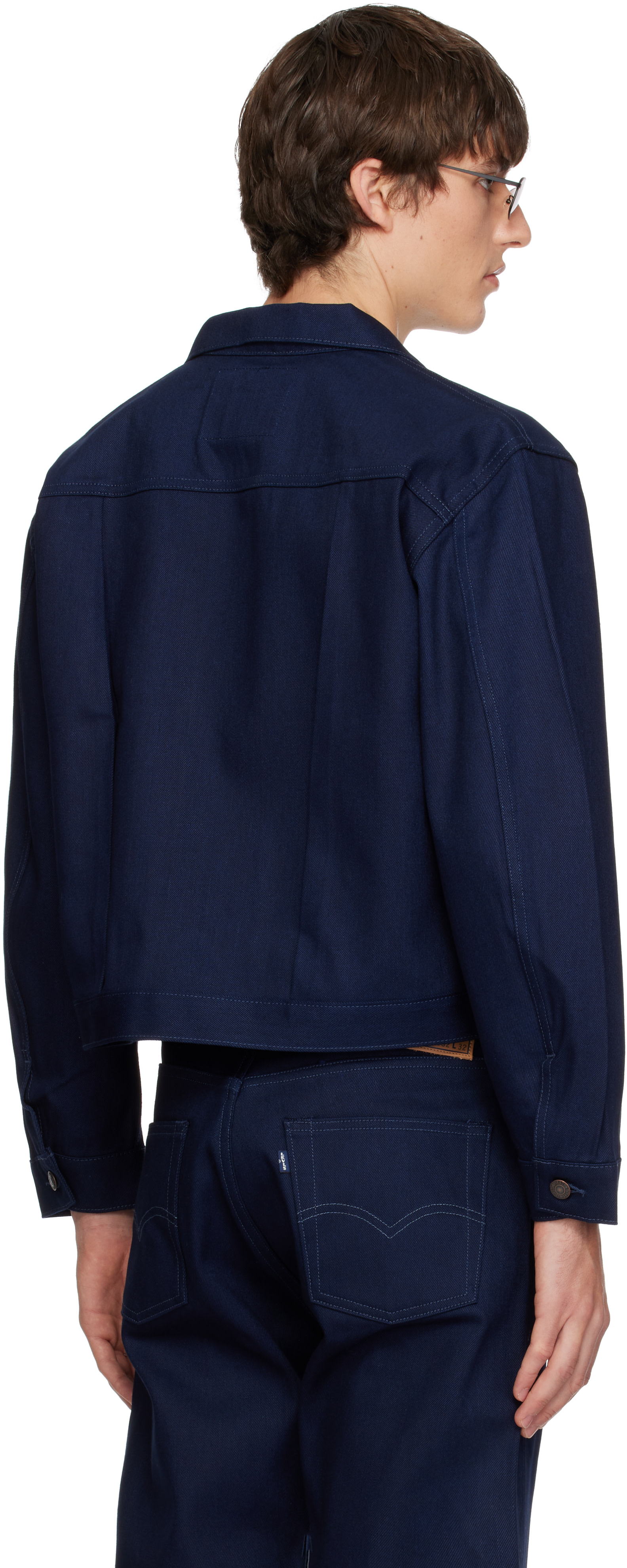 Levi's Blue Tab - ネイビー Type I セルビッジデニム トラッカージャケット