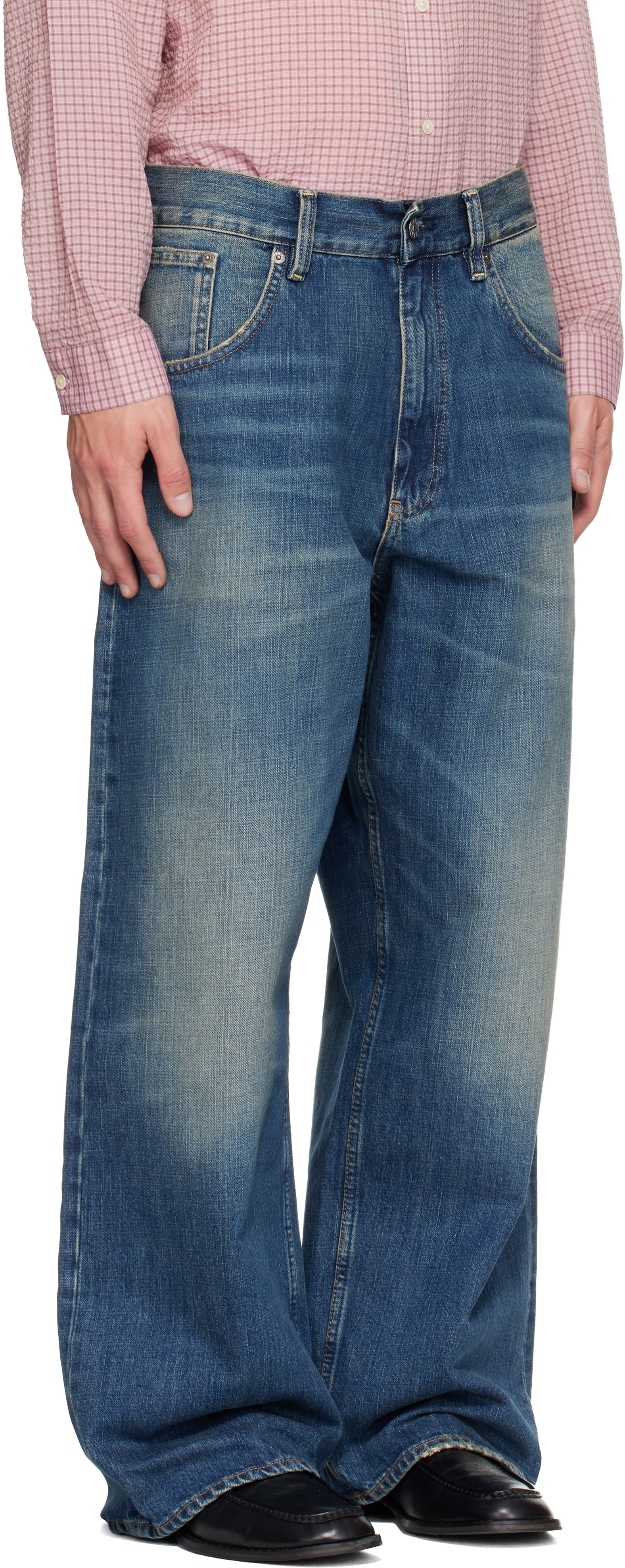 Sunflower - Blue Super Wide Jeans