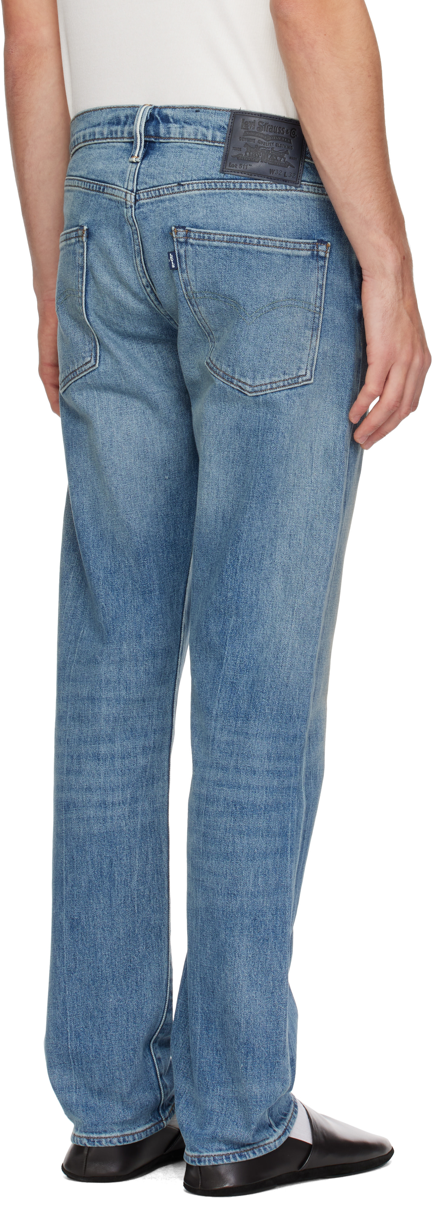 Levi's Blue Tab - Jean ajusté 511 bleu à lisière
