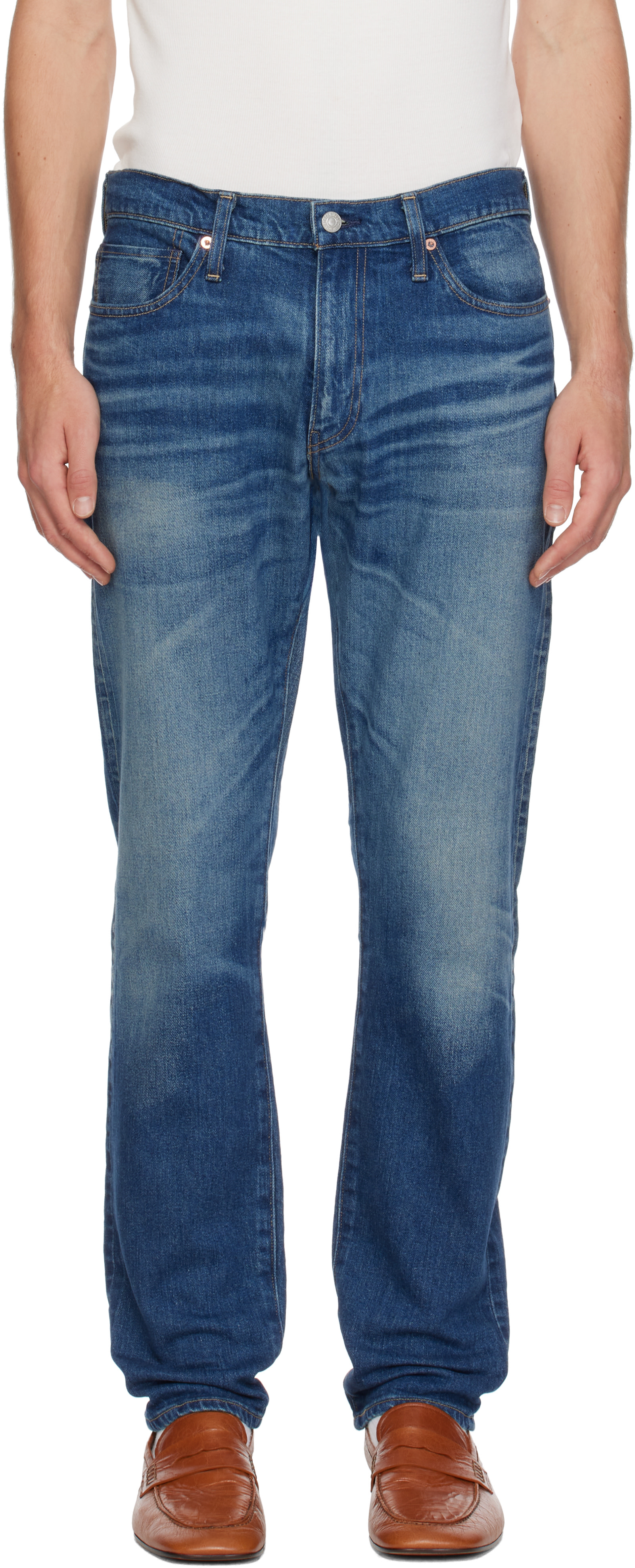 Levi's Blue Tab - Jean ajusté 511 bleu à lisière