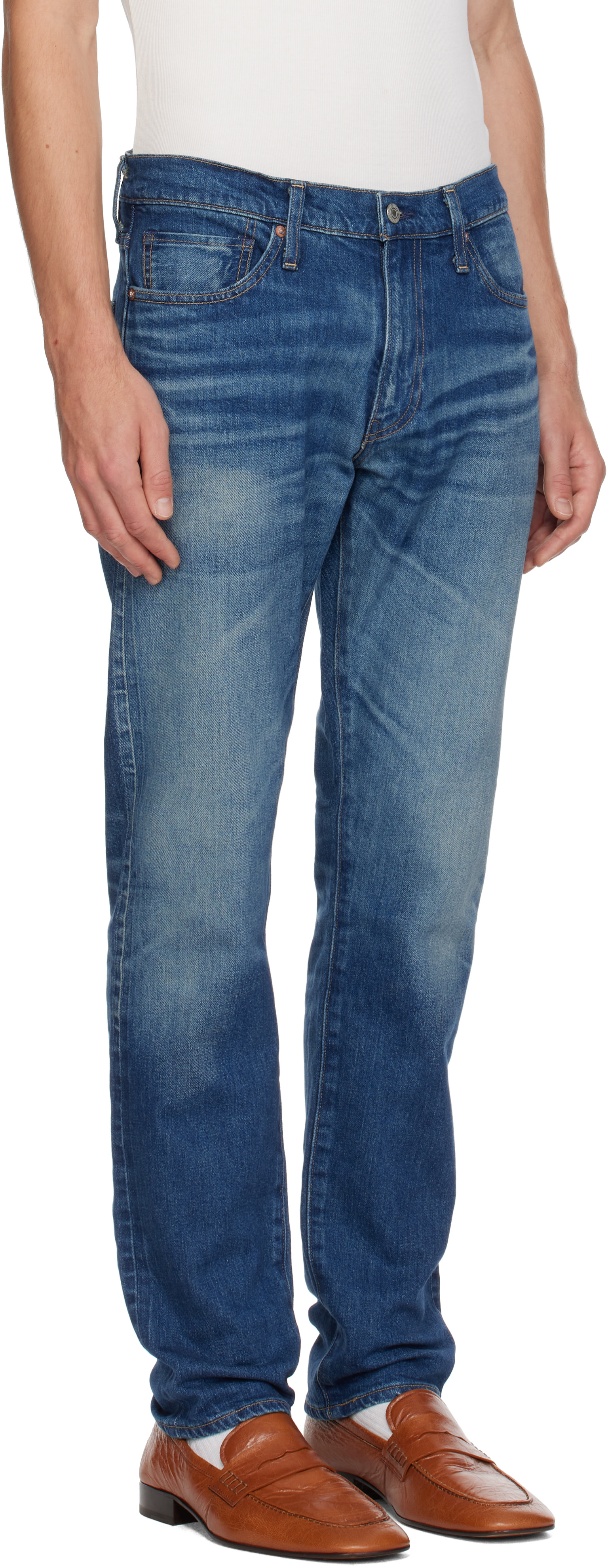 Levi's Blue Tab - Jean ajusté 511 bleu à lisière
