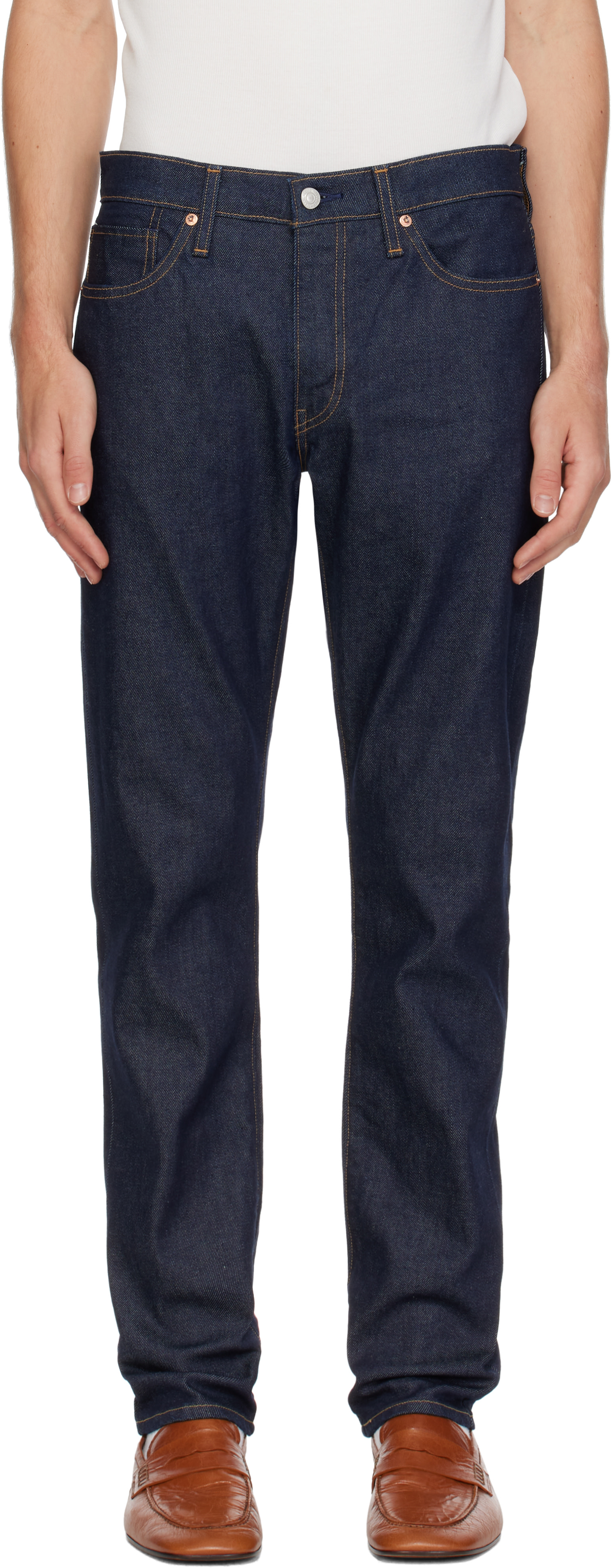 Levi's Blue Tab - Navy 511 Slim Selvedge Jeans