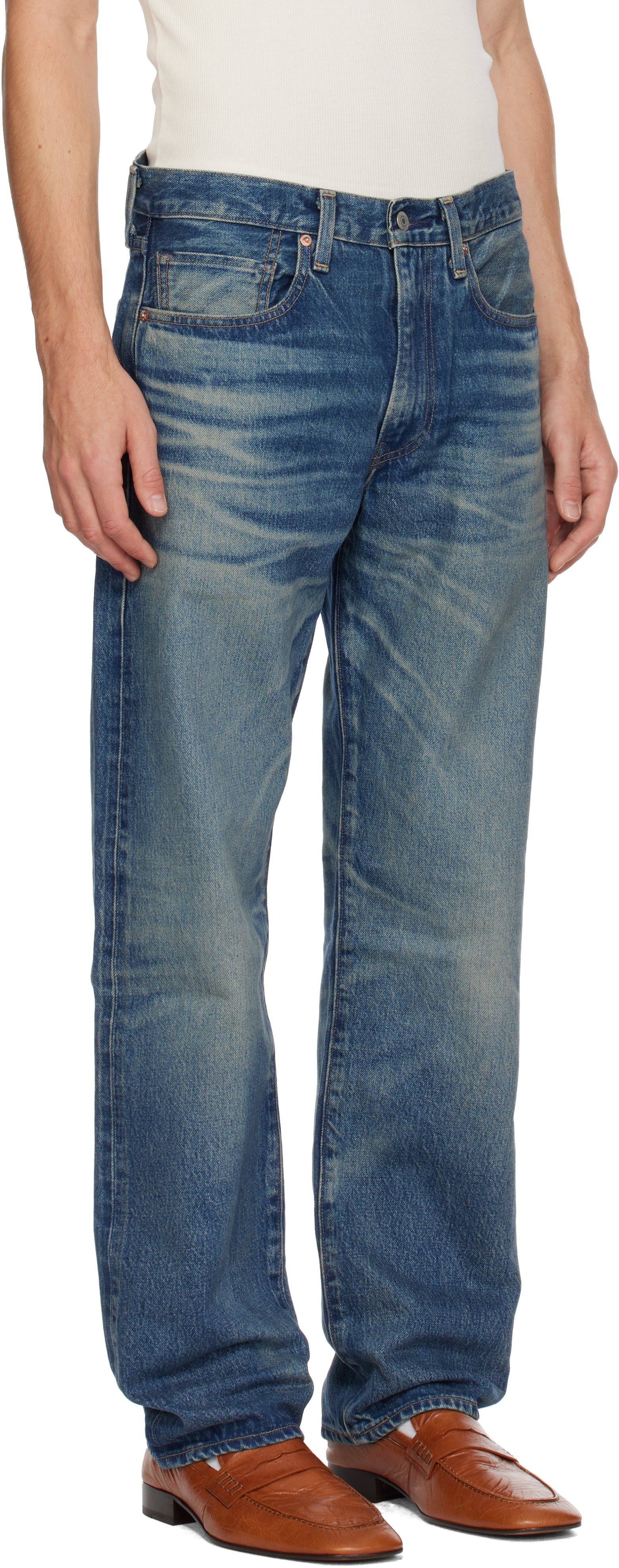 Levi's Blue Tab - Jean décontracté Anchor bleu à lisière