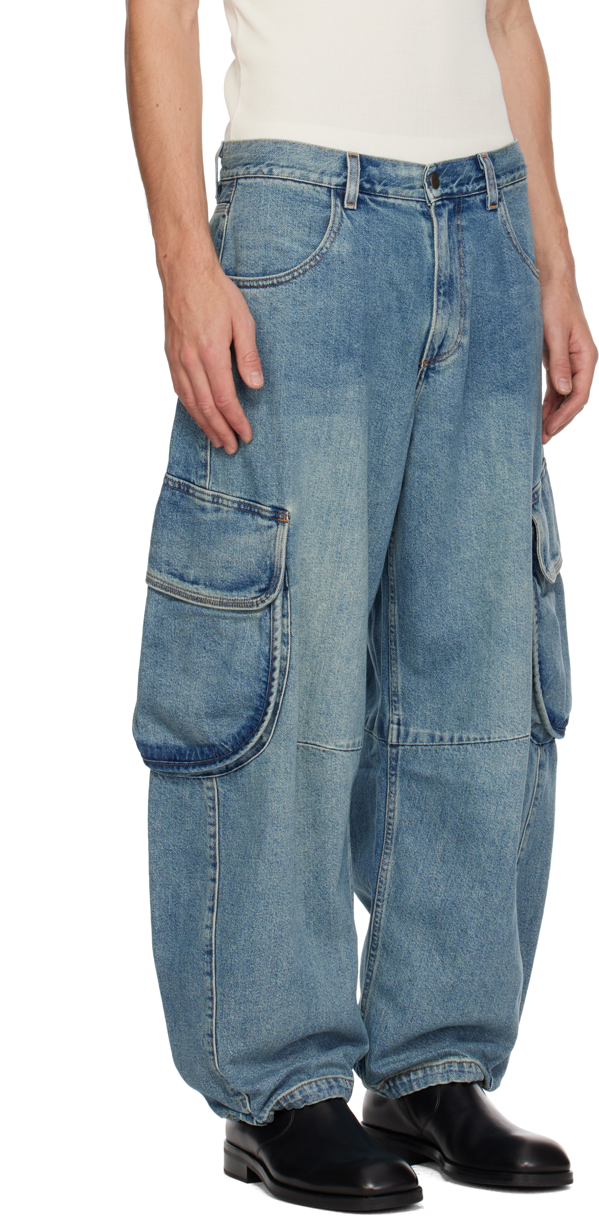 Levi's Blue Tab - Blue Denim Cargo Pants