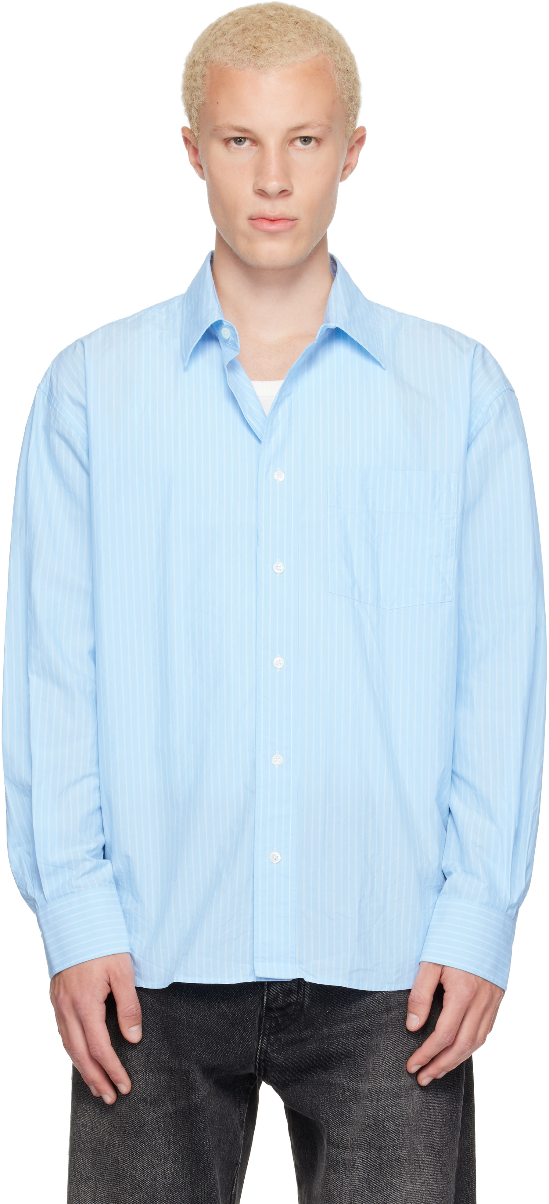 Sunflower - Chemise New Base bleue