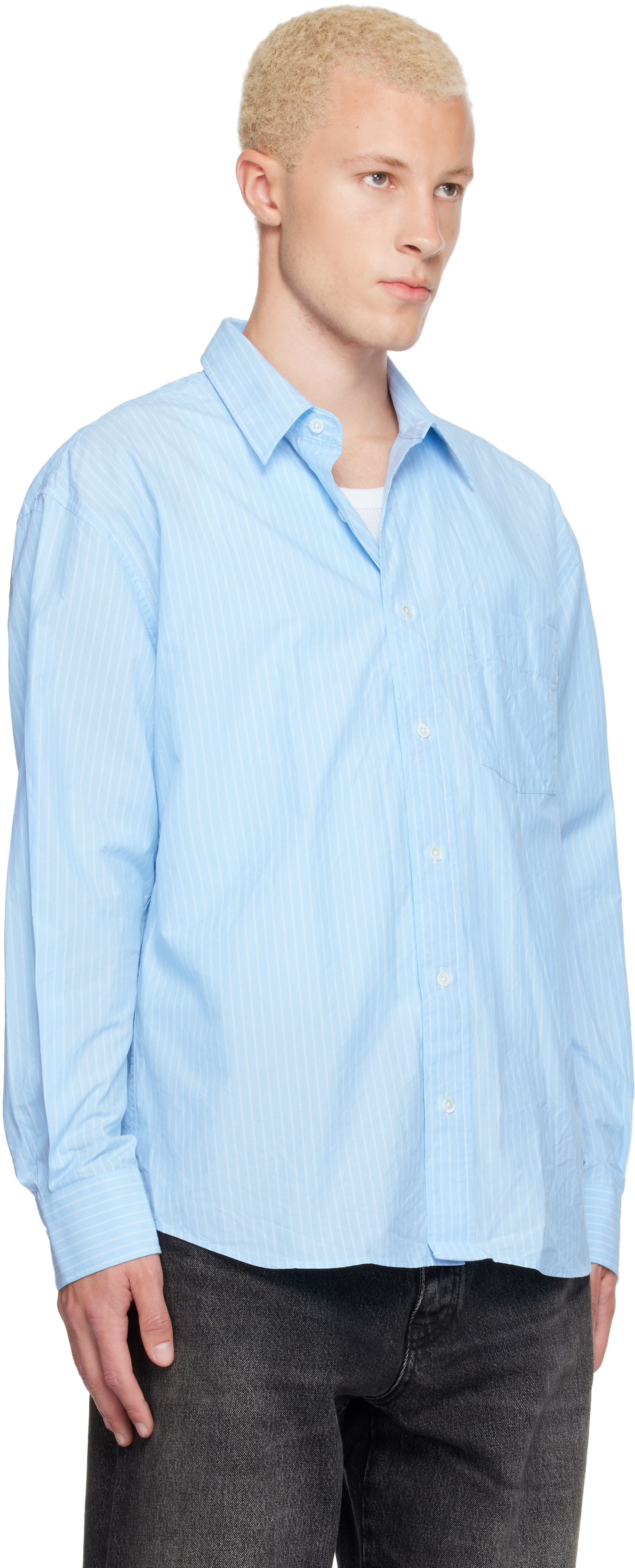 Sunflower - Chemise New Base bleue